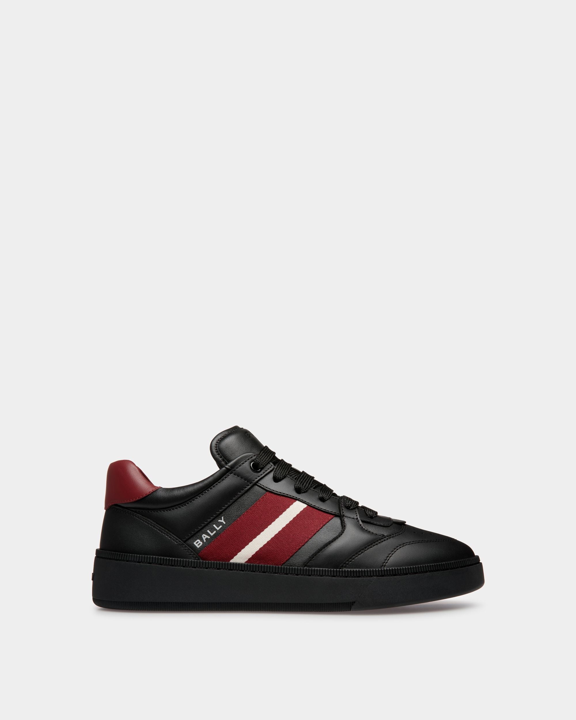 Raise Sneaker In Black Leather - Men's - Bally - 01