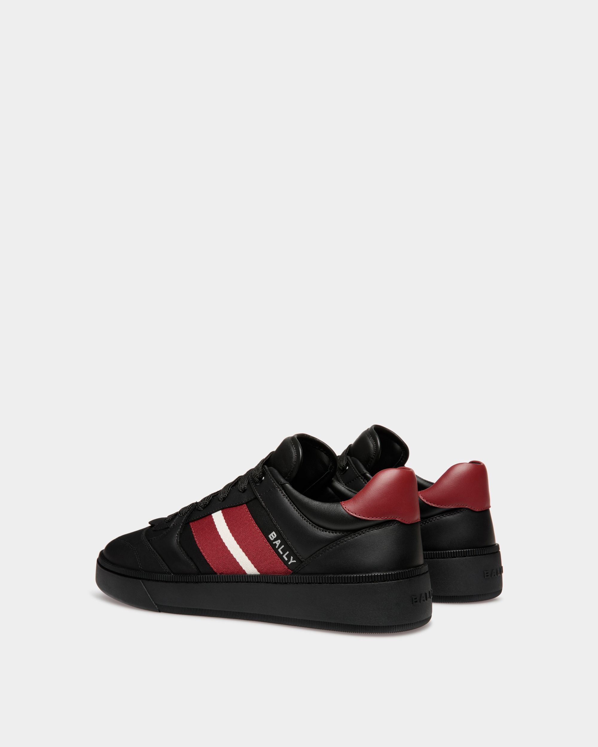 Raise Sneaker In Black Leather - Men's - Bally - 04
