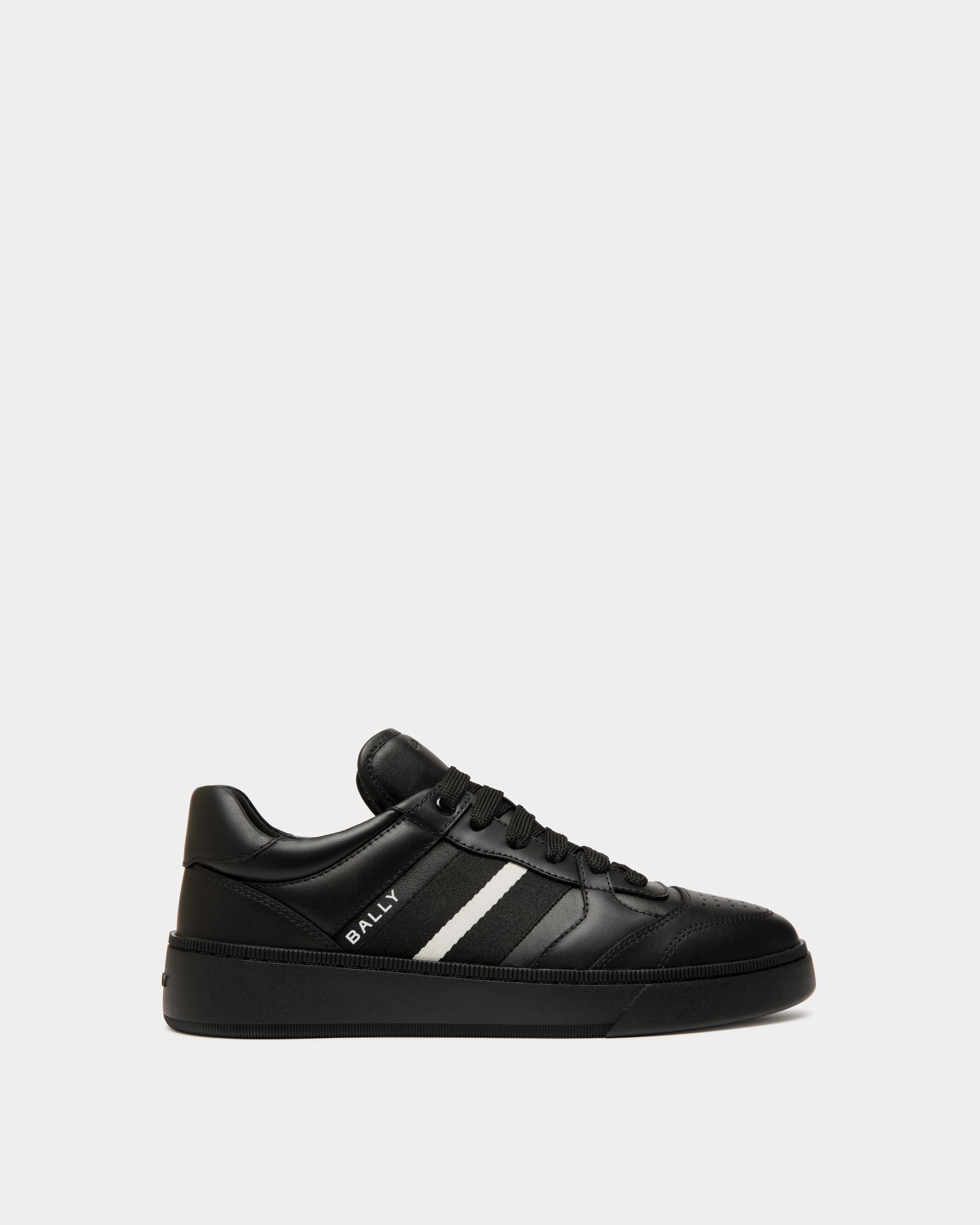 Sneaker Raise In Pelle Nera - Uomo - Bally - 01
