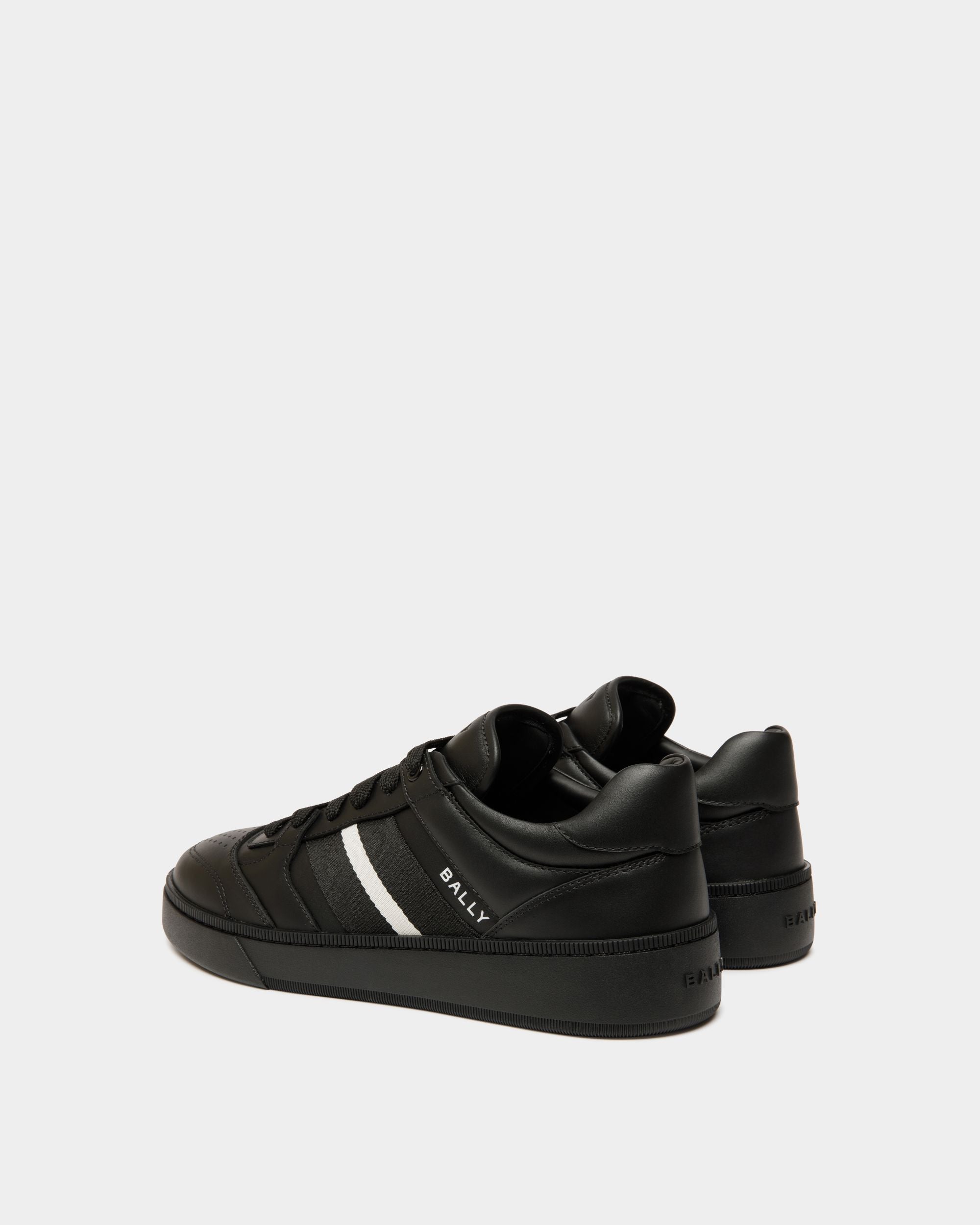 Sneaker Raise In Pelle Nera - Uomo - Bally - 03