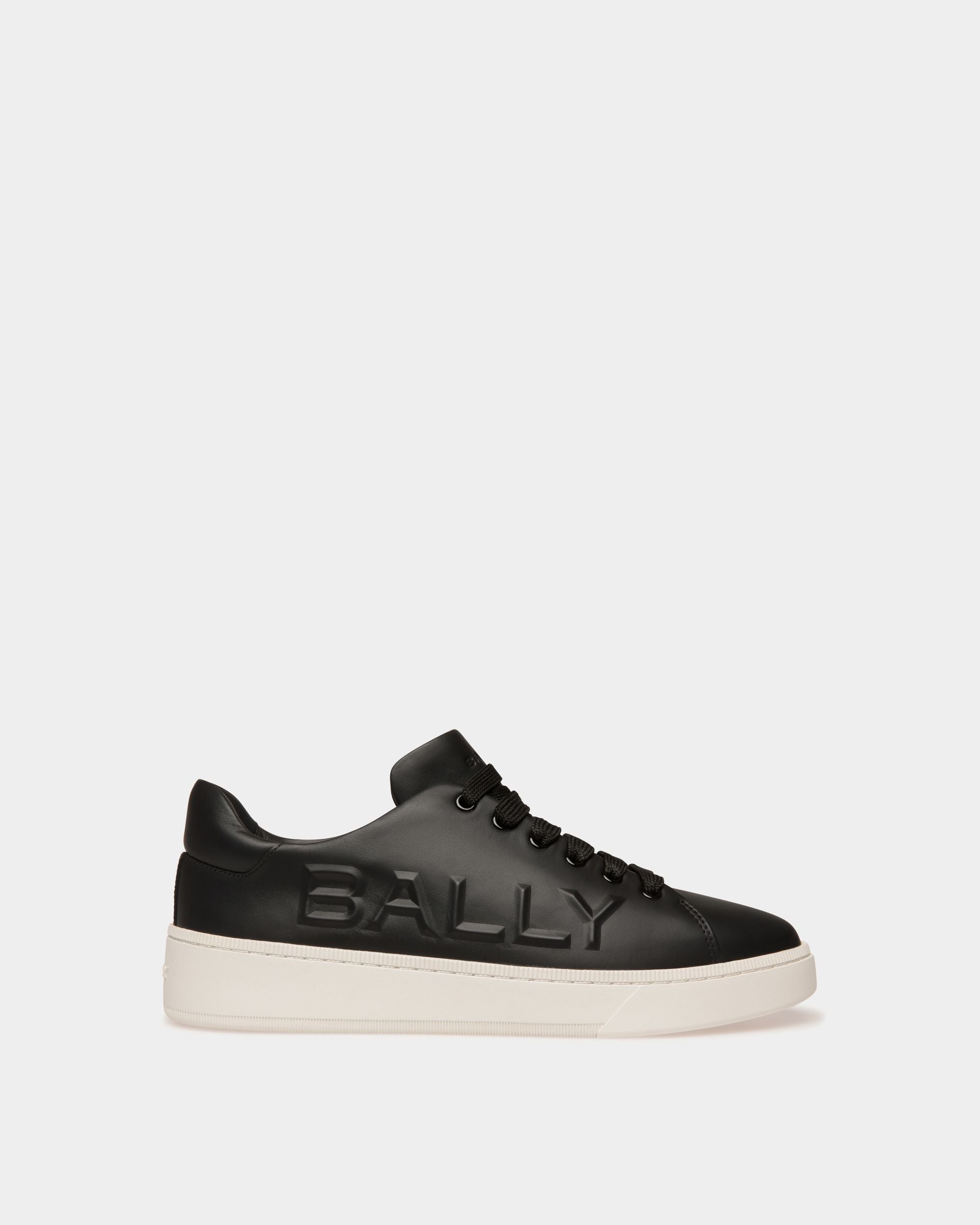 Sneaker Raise En Cuir Noir - Homme - Bally - 01