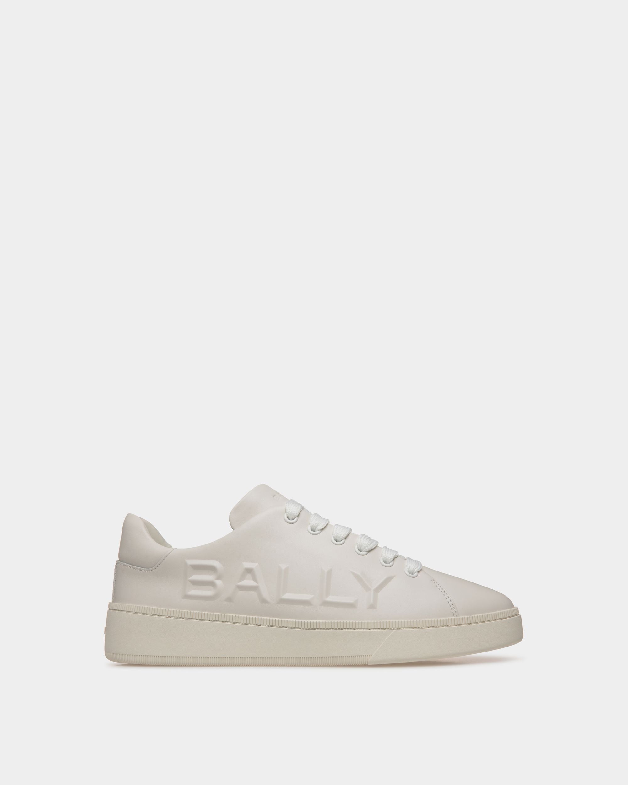 Sneaker Raise In Pelle Bianca - Uomo - Bally - 01