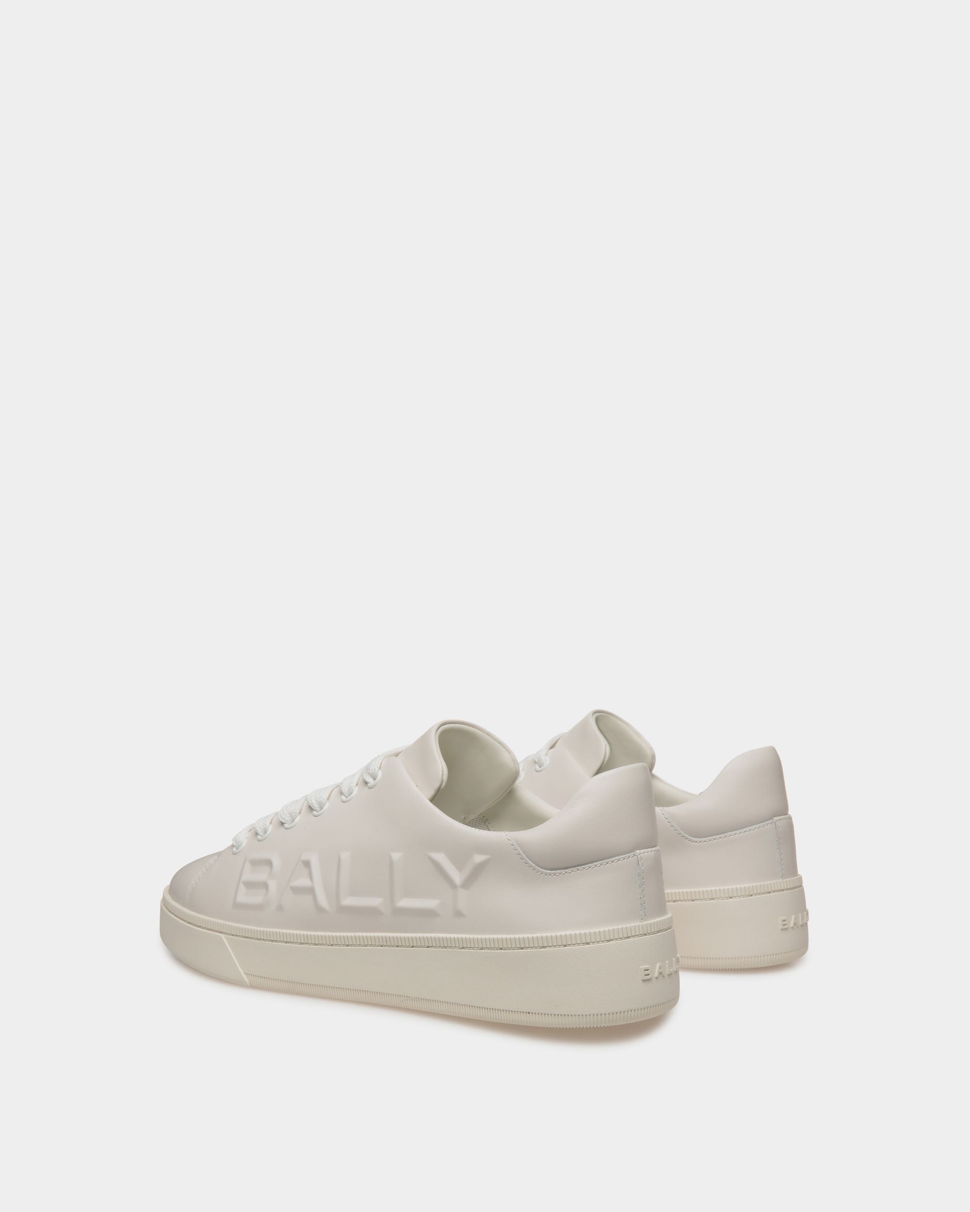 Sneaker Raise In Pelle Bianca - Uomo - Bally - 03