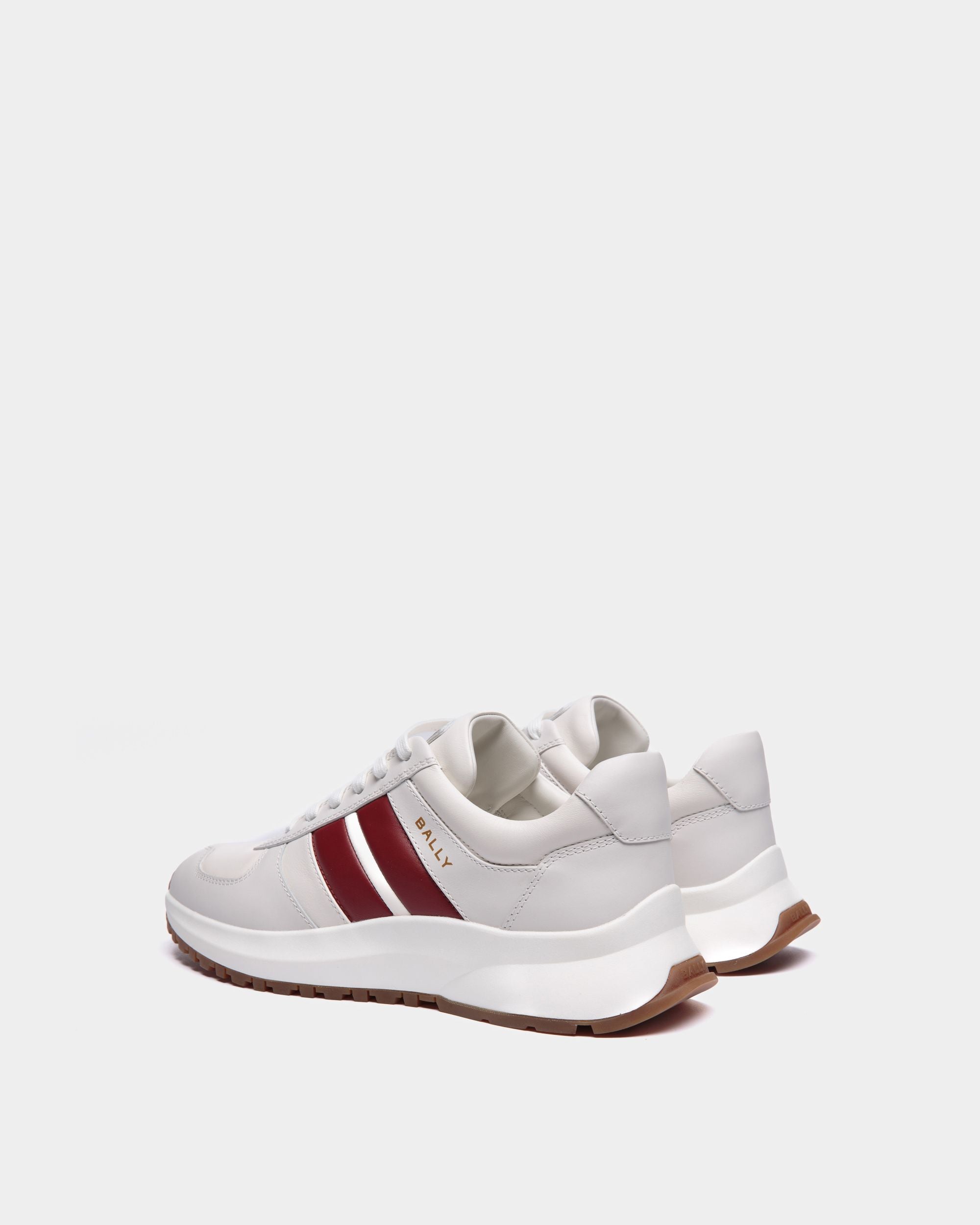 Outline Sneaker In White Leather - Men's - Bally - 04