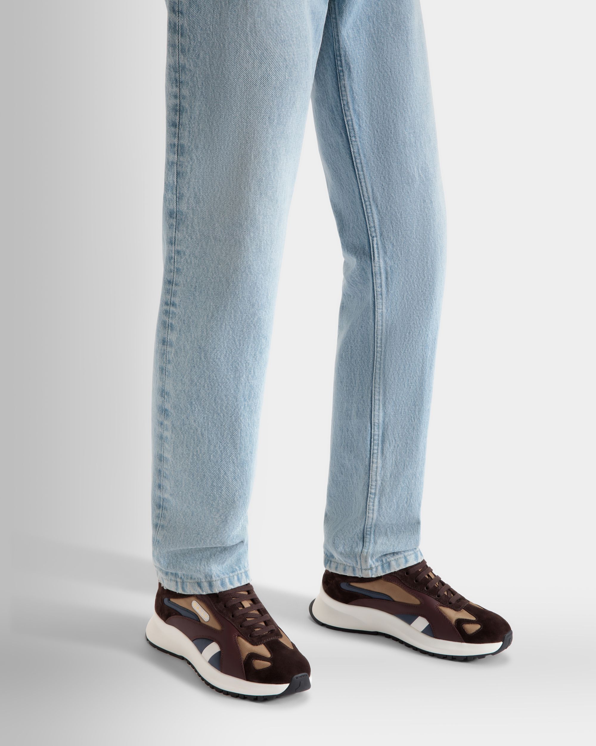 Outline Sneaker Aus Nylon Und Leder - Herren - Bally - 04