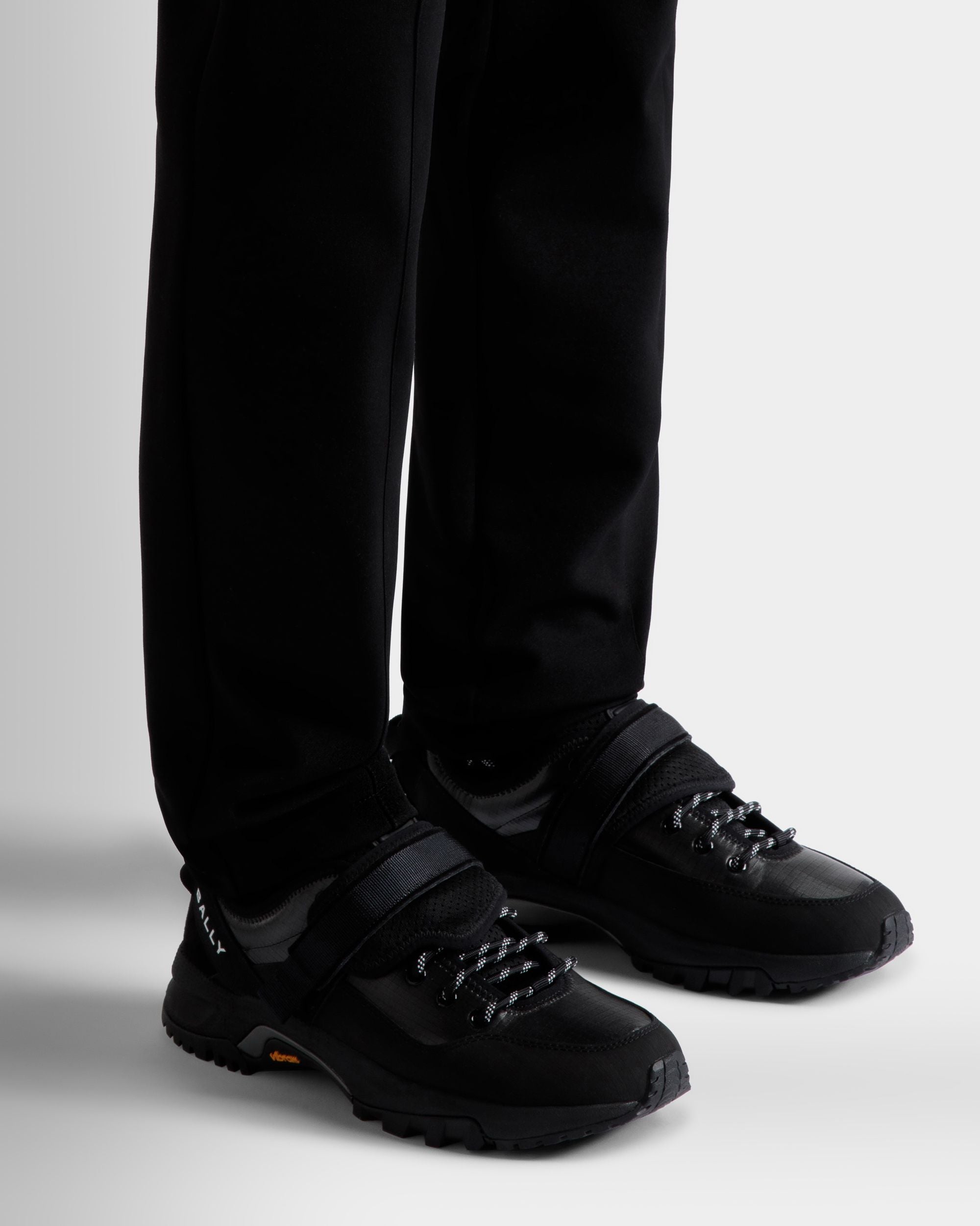 Sneaker Faster In Nylon Nero - Uomo - Bally - 02