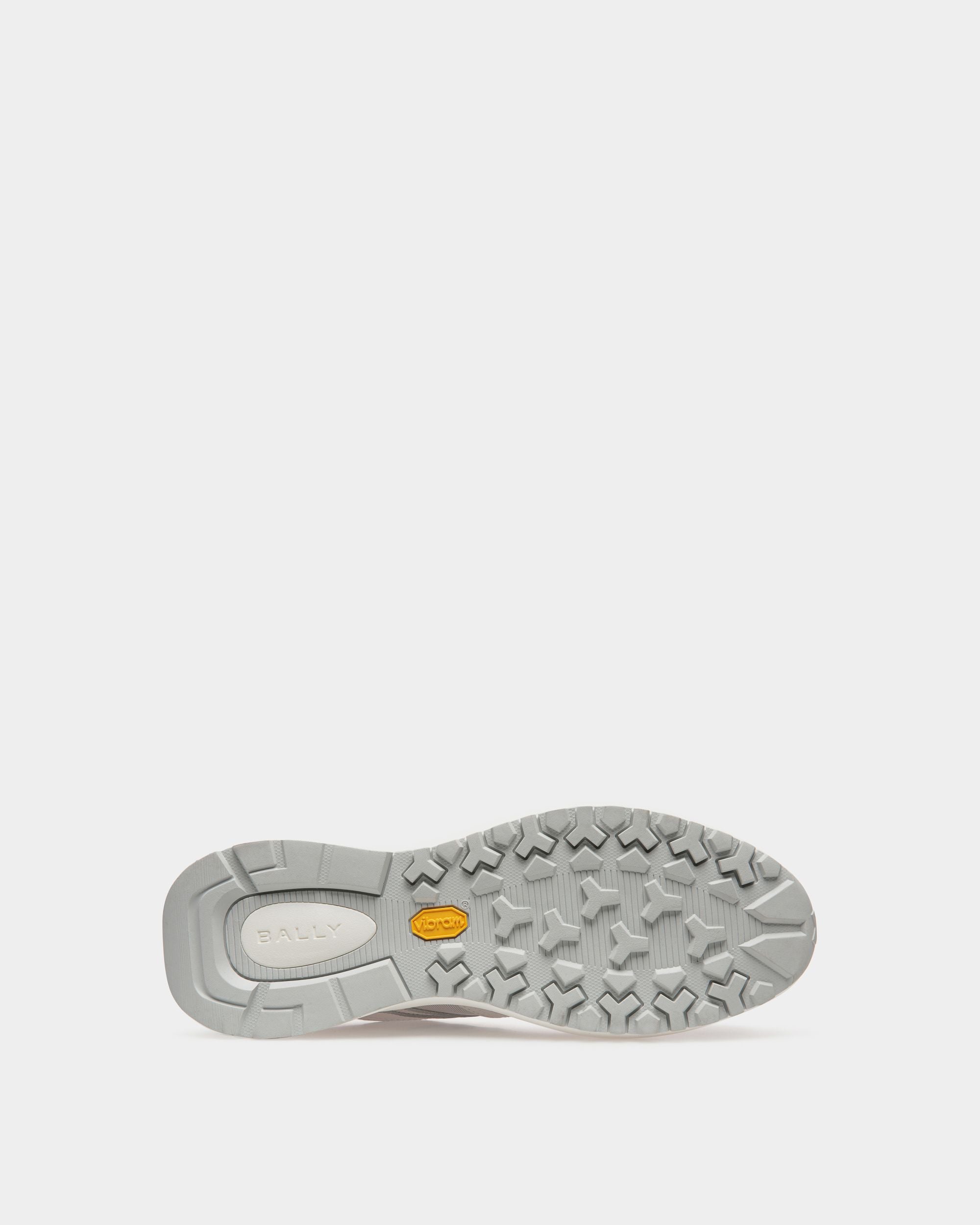 Outline Sneaker Aus Leder Und Nylon In Weiß - Herren - Bally - 05
