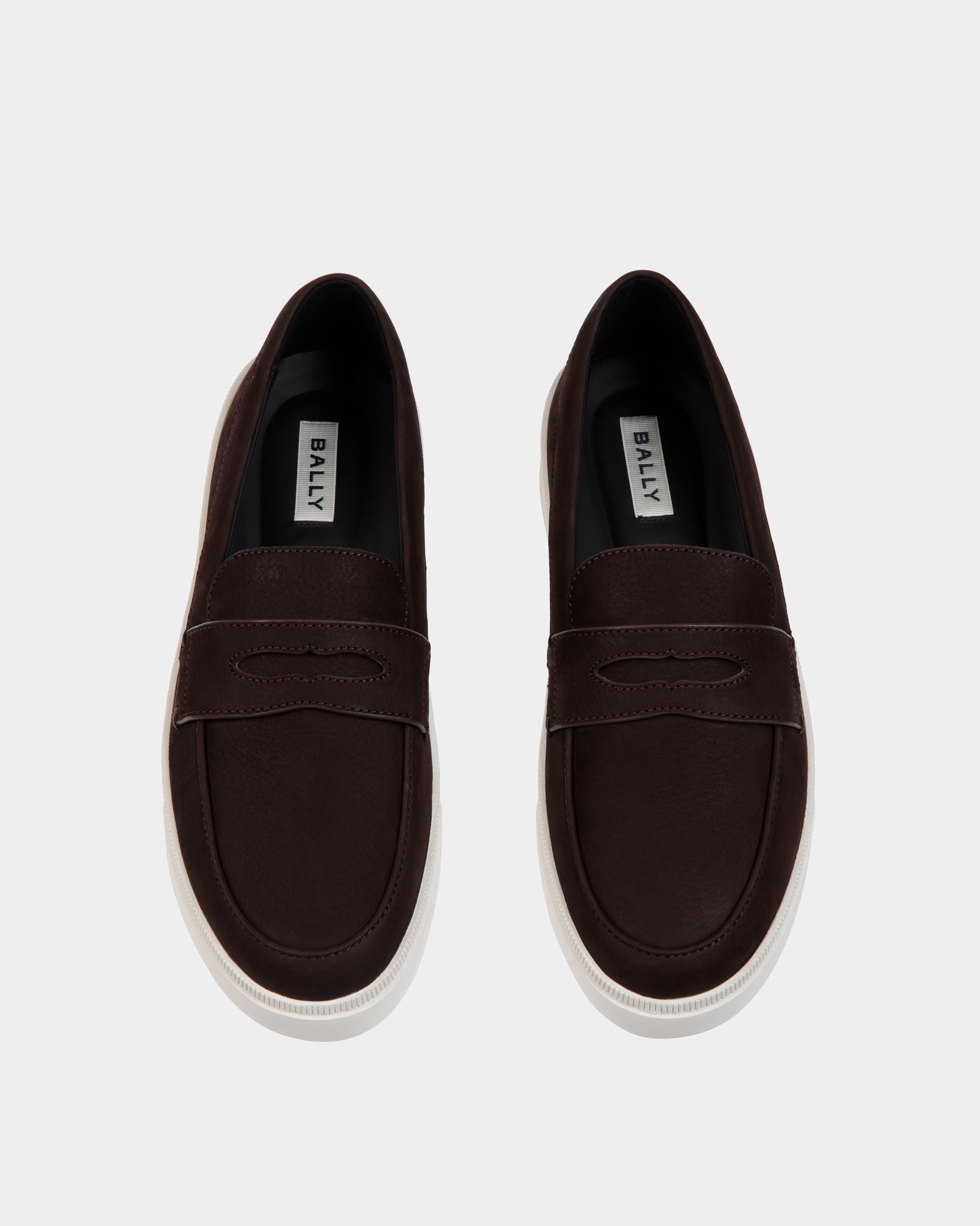 Raise Sneaker Aus Nubukleder In Ebenholzschwarz - Herren - Bally - 05