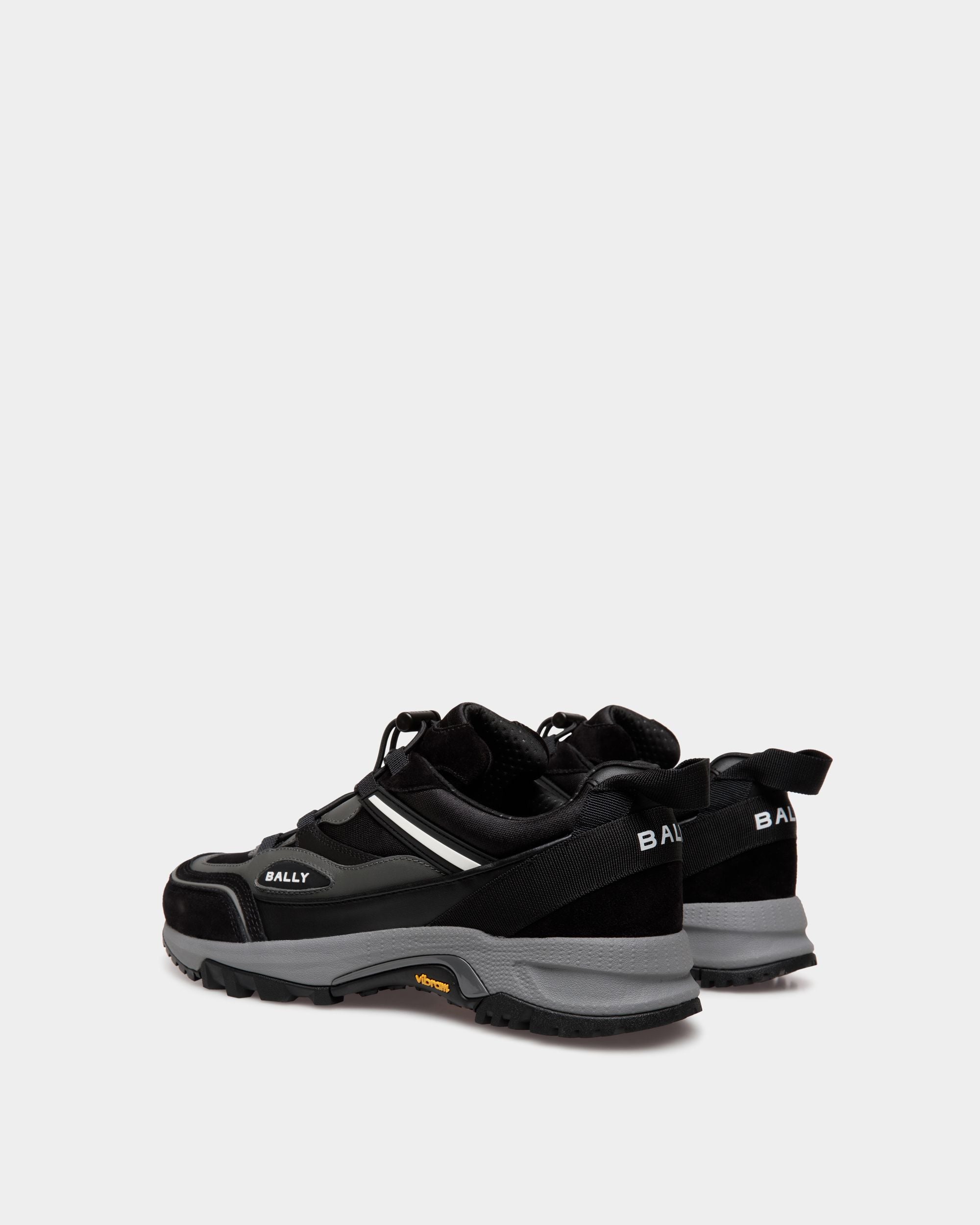 Faster Sneaker Aus Schwarzem Leder Und Nylon - Herren - Bally - 03