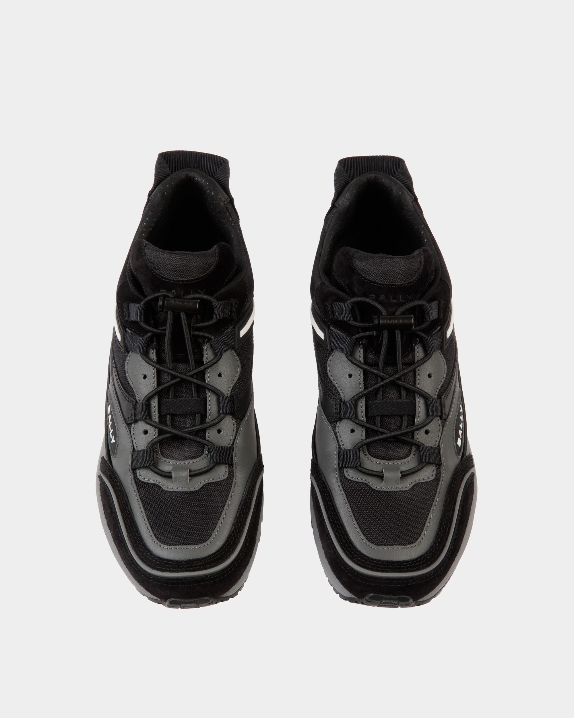 Faster Sneaker Aus Schwarzem Leder Und Nylon - Herren - Bally - 04