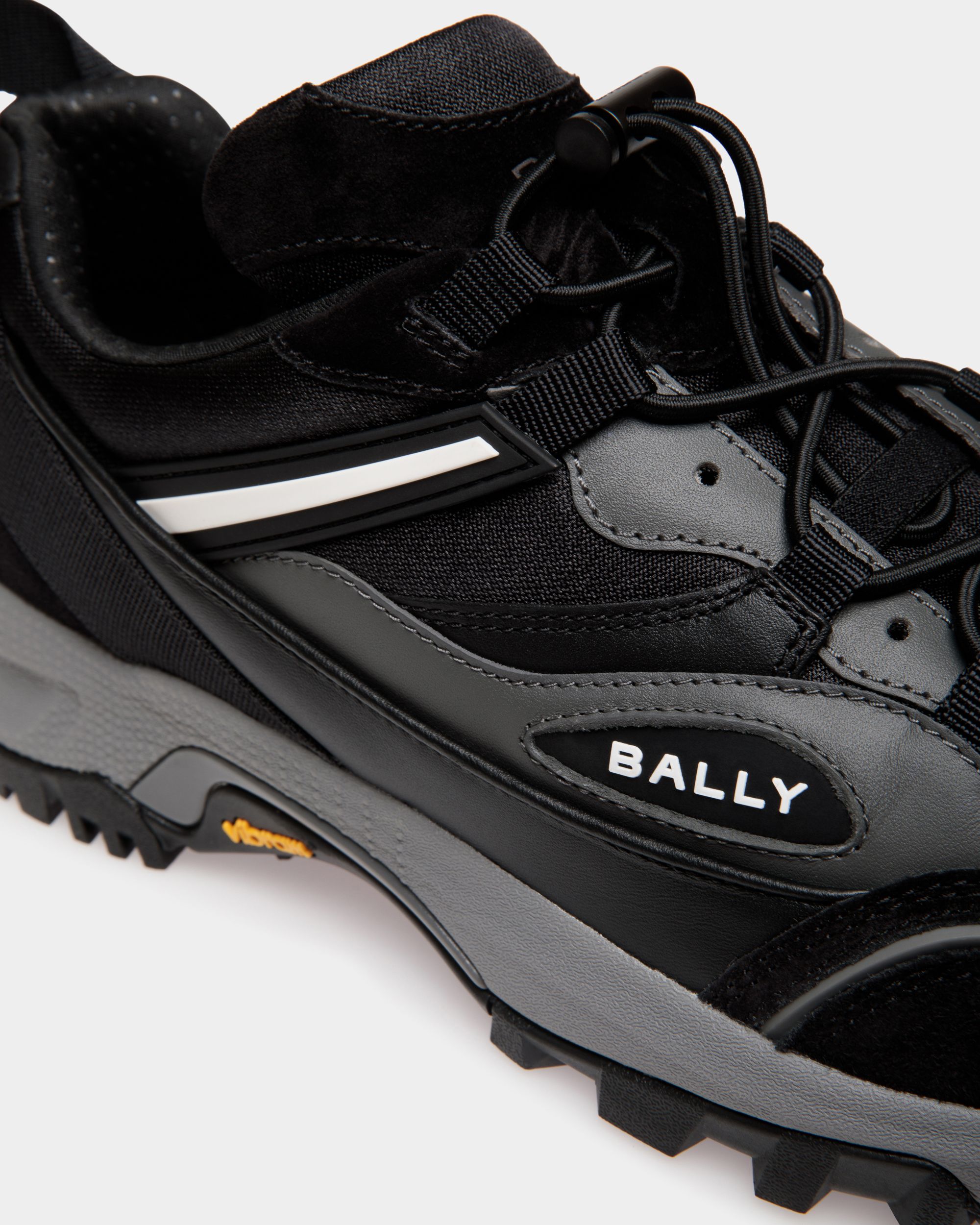 Faster Sneaker Aus Schwarzem Leder Und Nylon - Herren - Bally - 05
