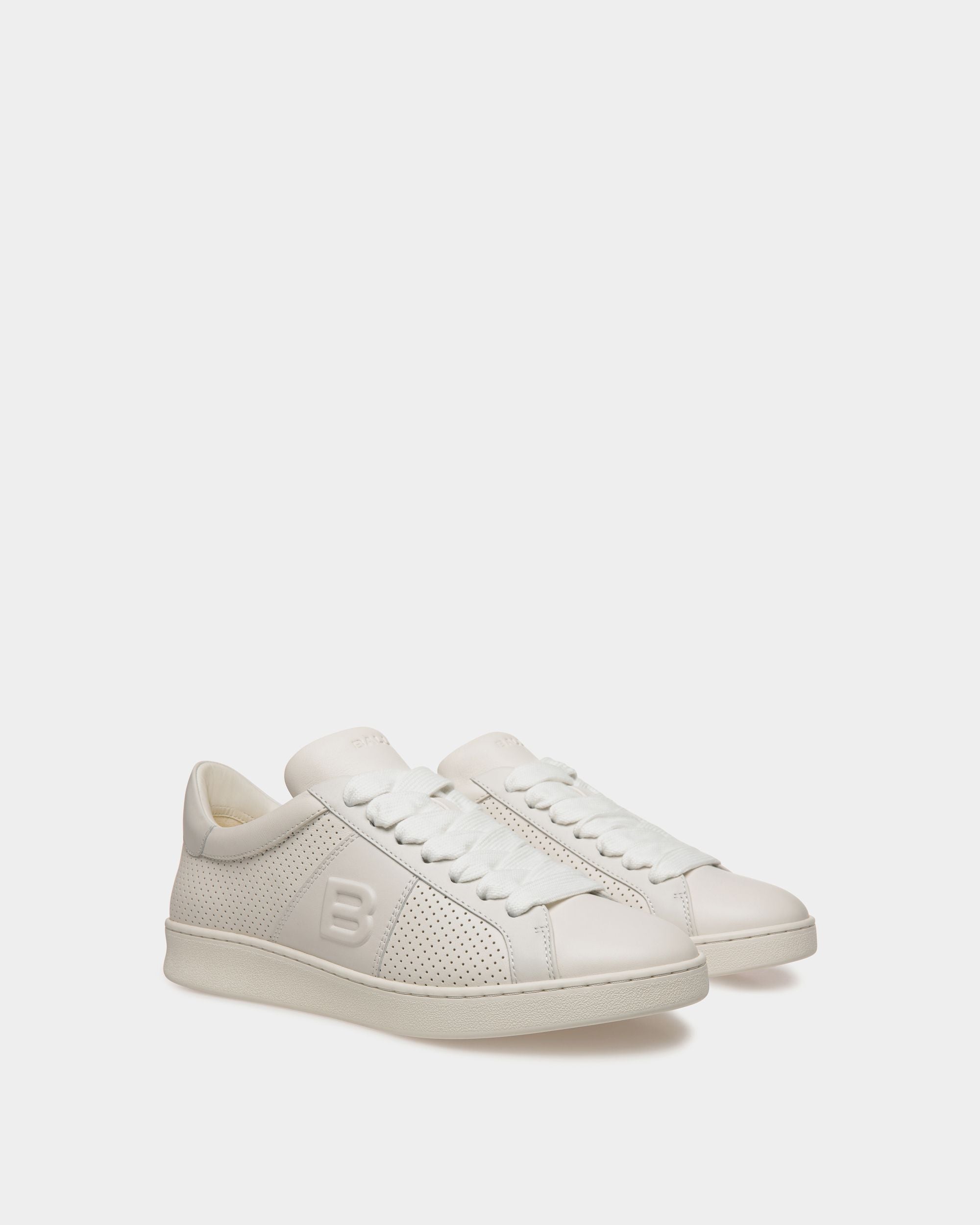 Sneaker Aus Leder In Weiß Aus Der Adrien Brody Travel-Kollektion - Herren - Bally - 03