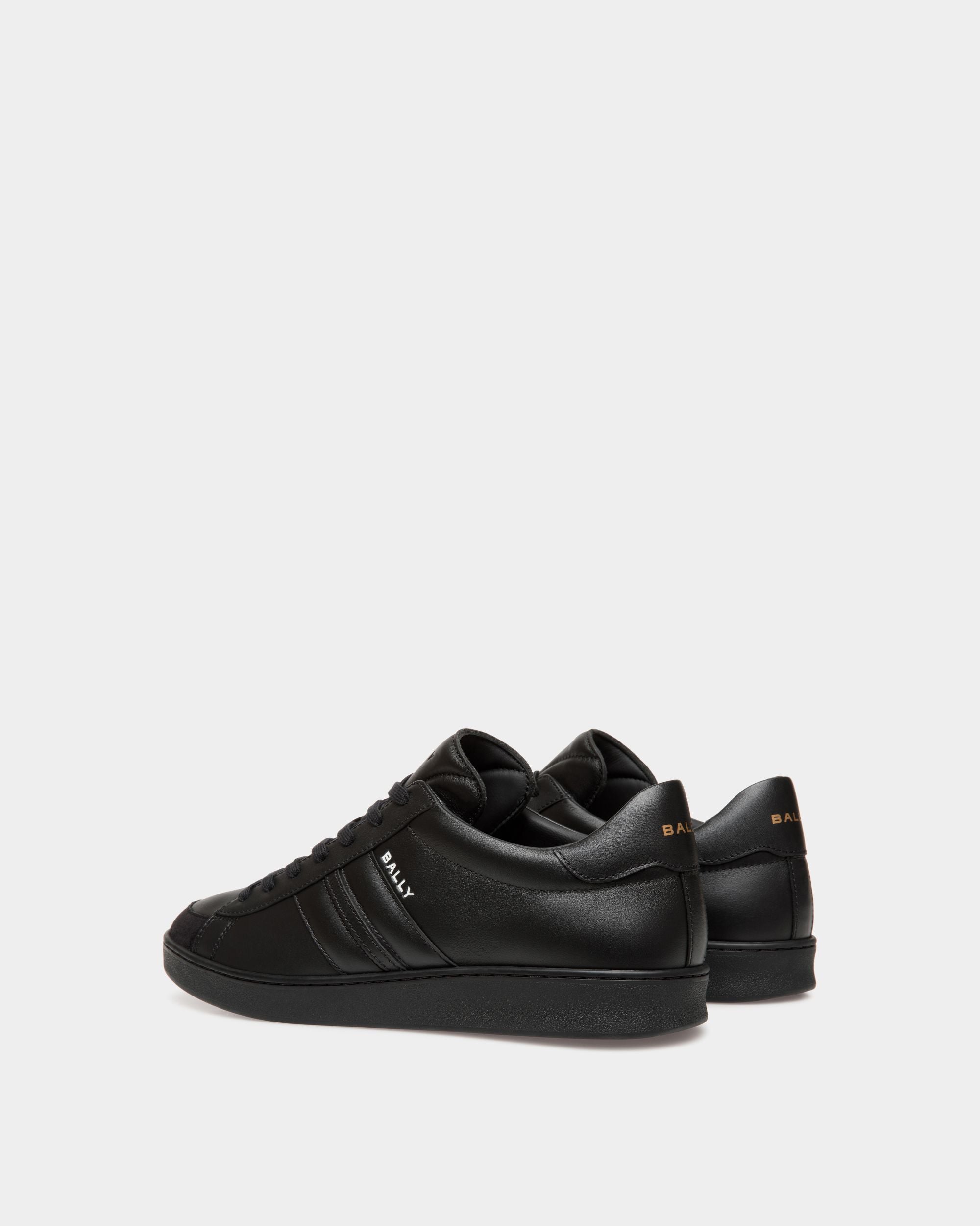 Tennis Sneaker Aus Schwarzem Leder - Herren - Bally - 04