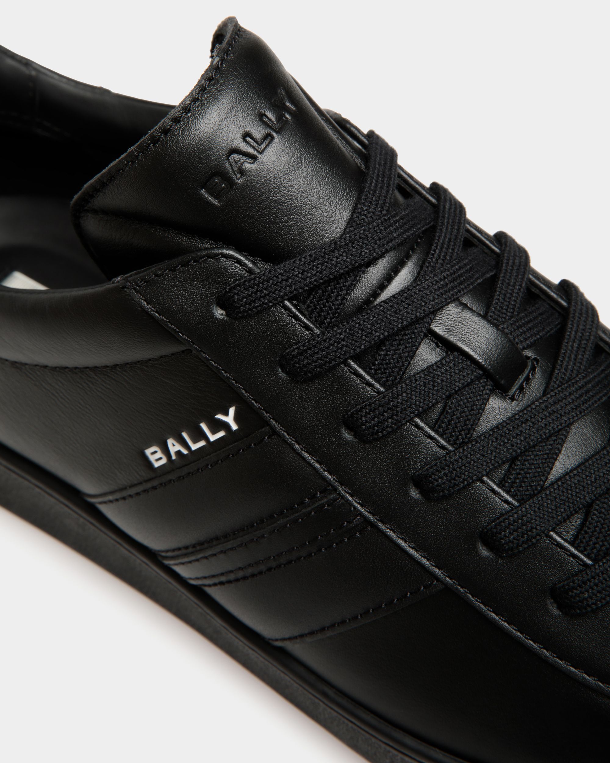 Tennis Sneaker Aus Schwarzem Leder - Herren - Bally - 06