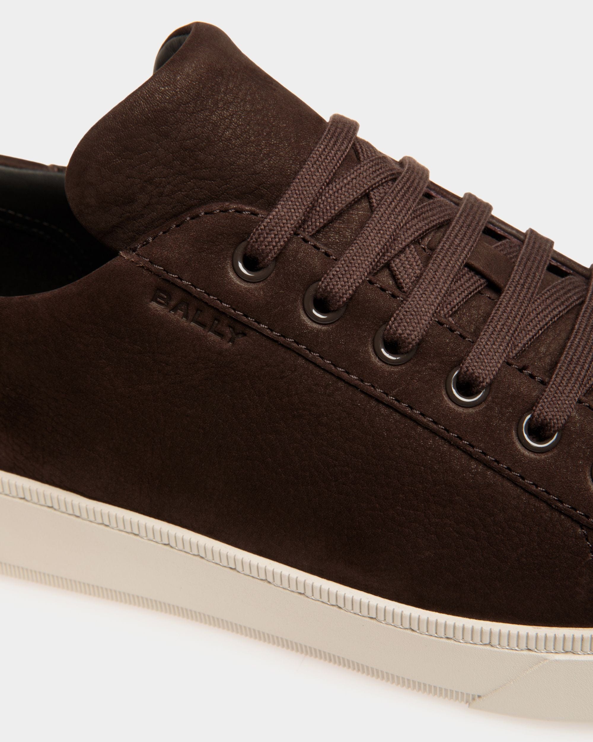 Raise Sneaker Aus Nubukleder In Ebenholzschwarz - Herren - Bally - 04