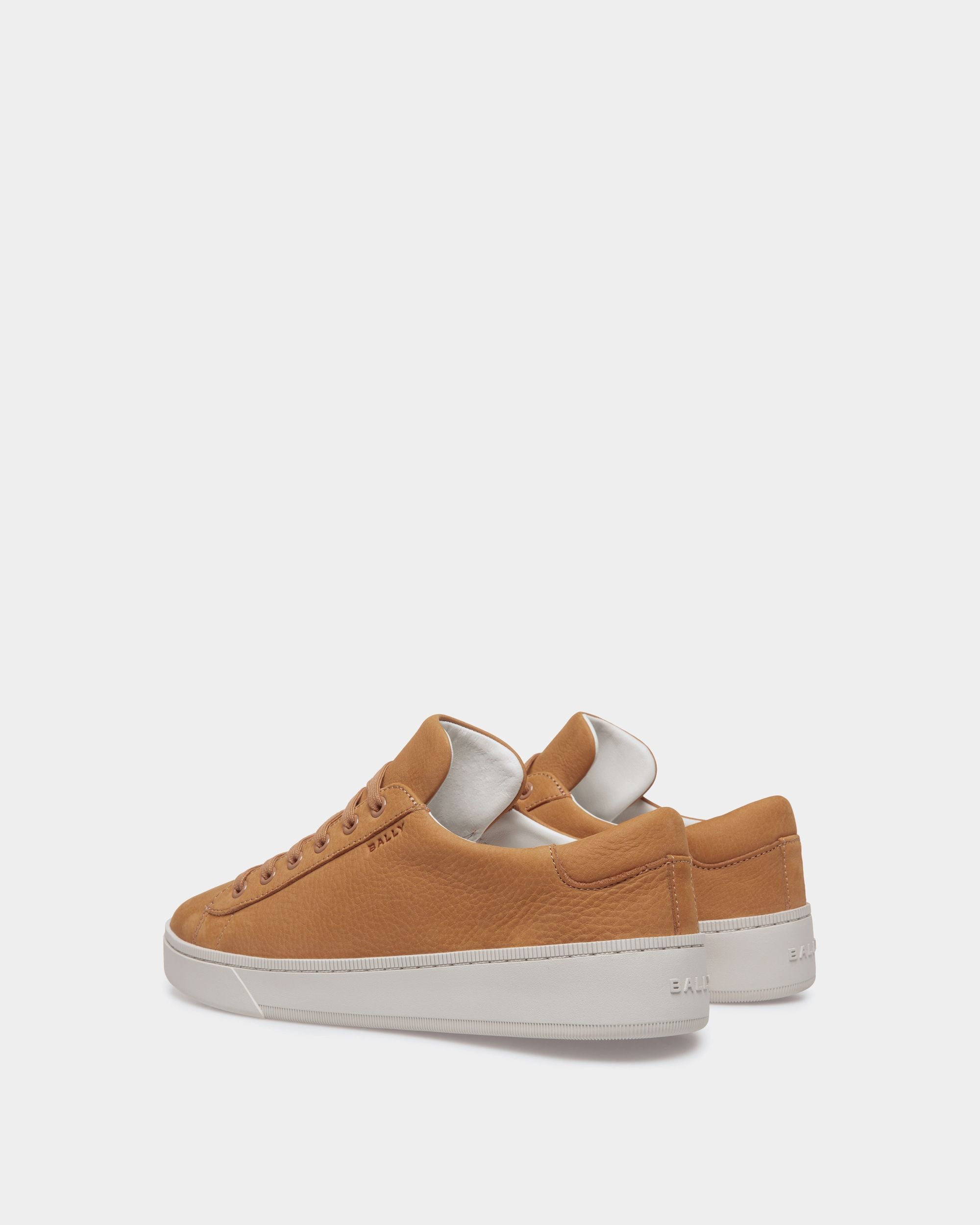 Sneaker Raise En Cuir Nubuck Marron - Homme - Bally - 03