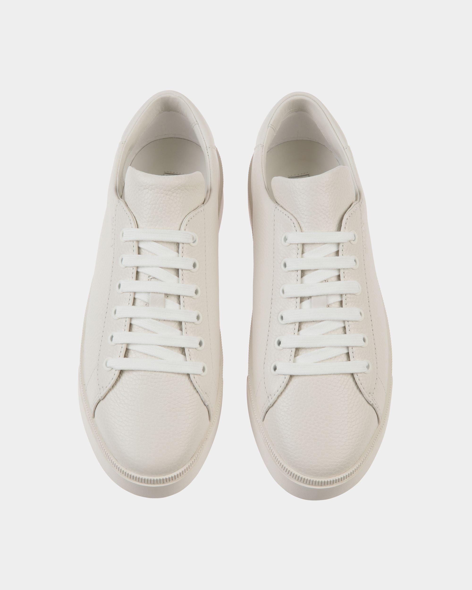 Raise Sneaker Aus Genarbtem Leder In Weiß - Herren - Bally - 05