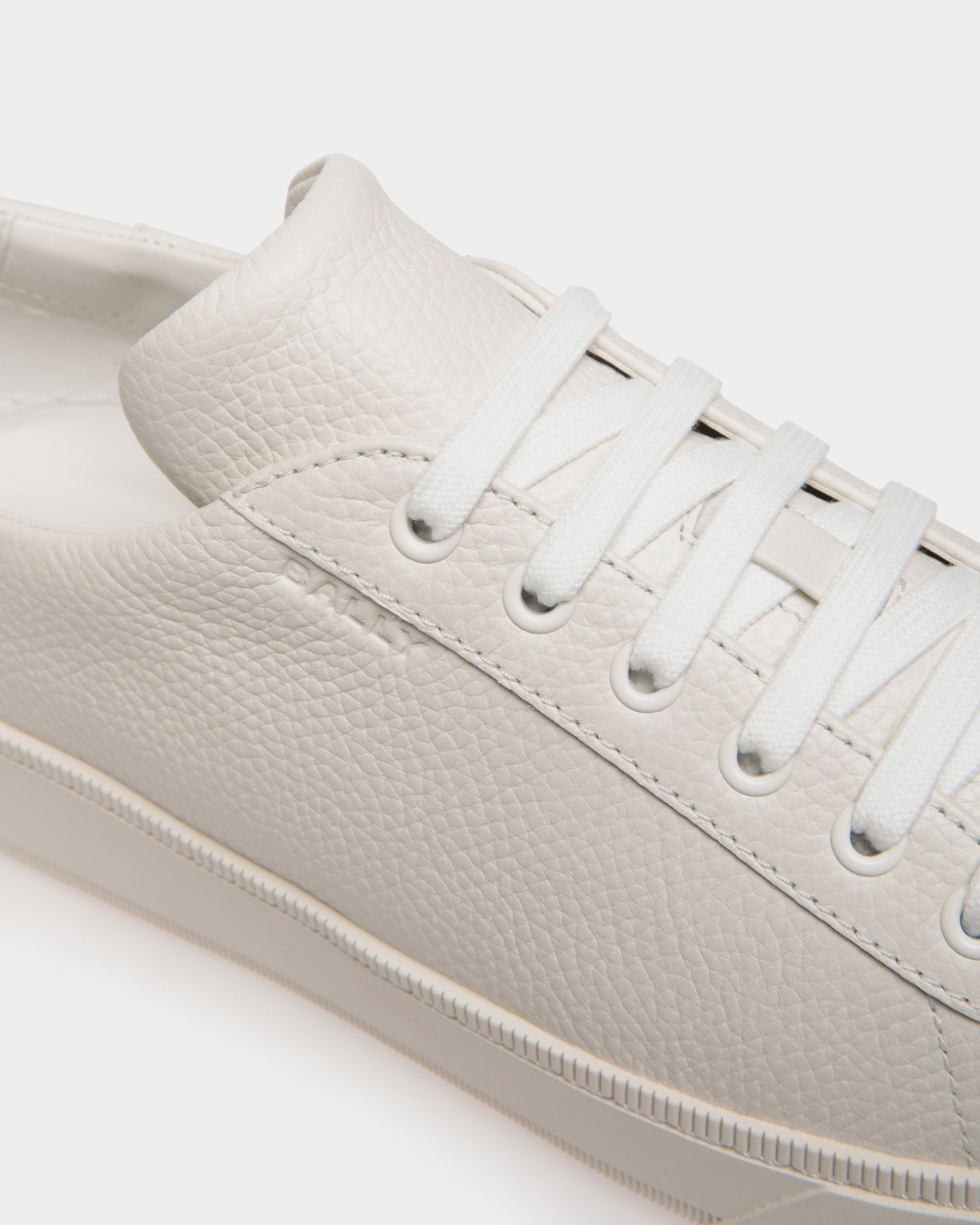 Raise Sneaker Aus Genarbtem Leder In Weiß - Herren - Bally - 06