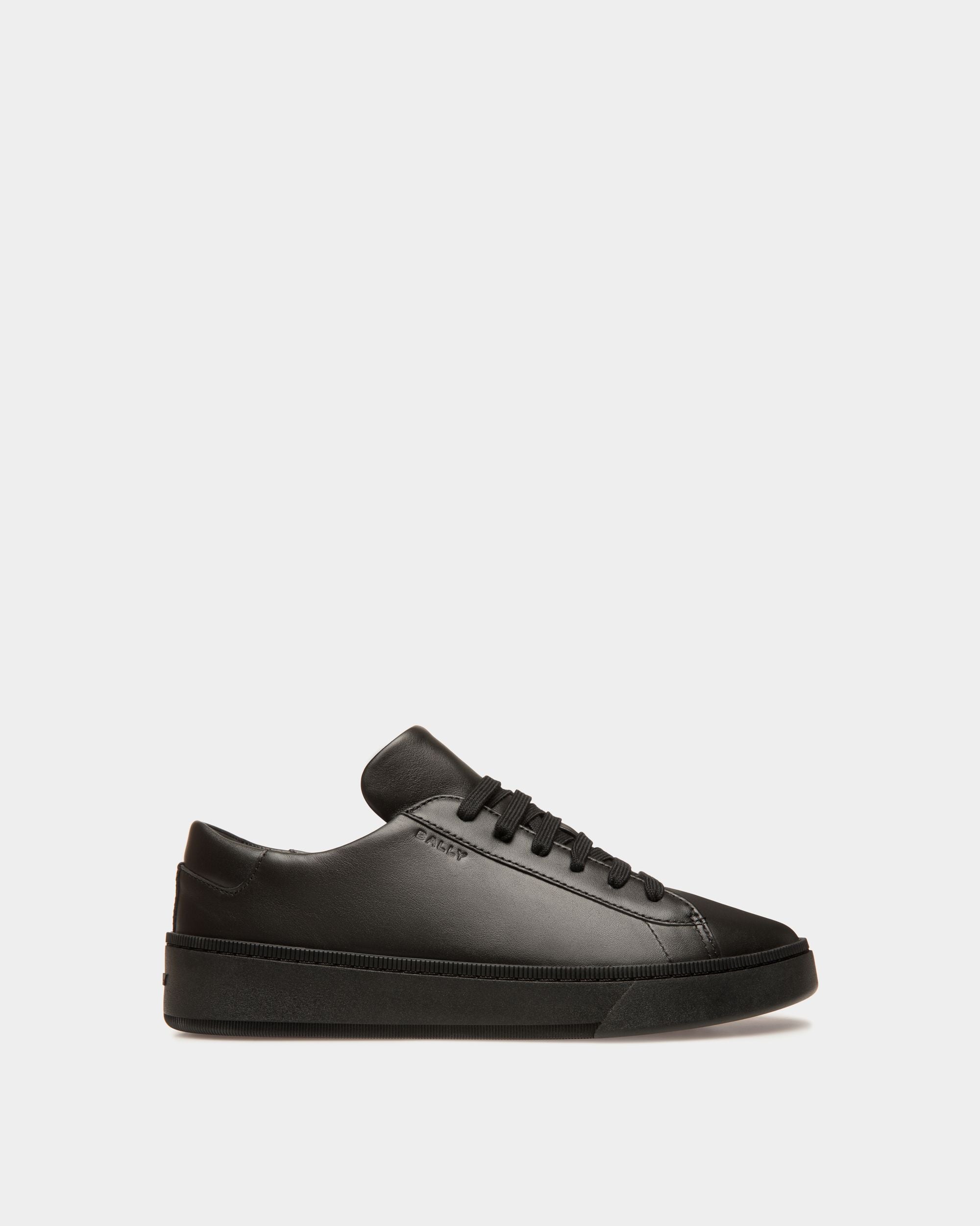 Raise Sneaker In Black Leather - Men's - Bally - 01