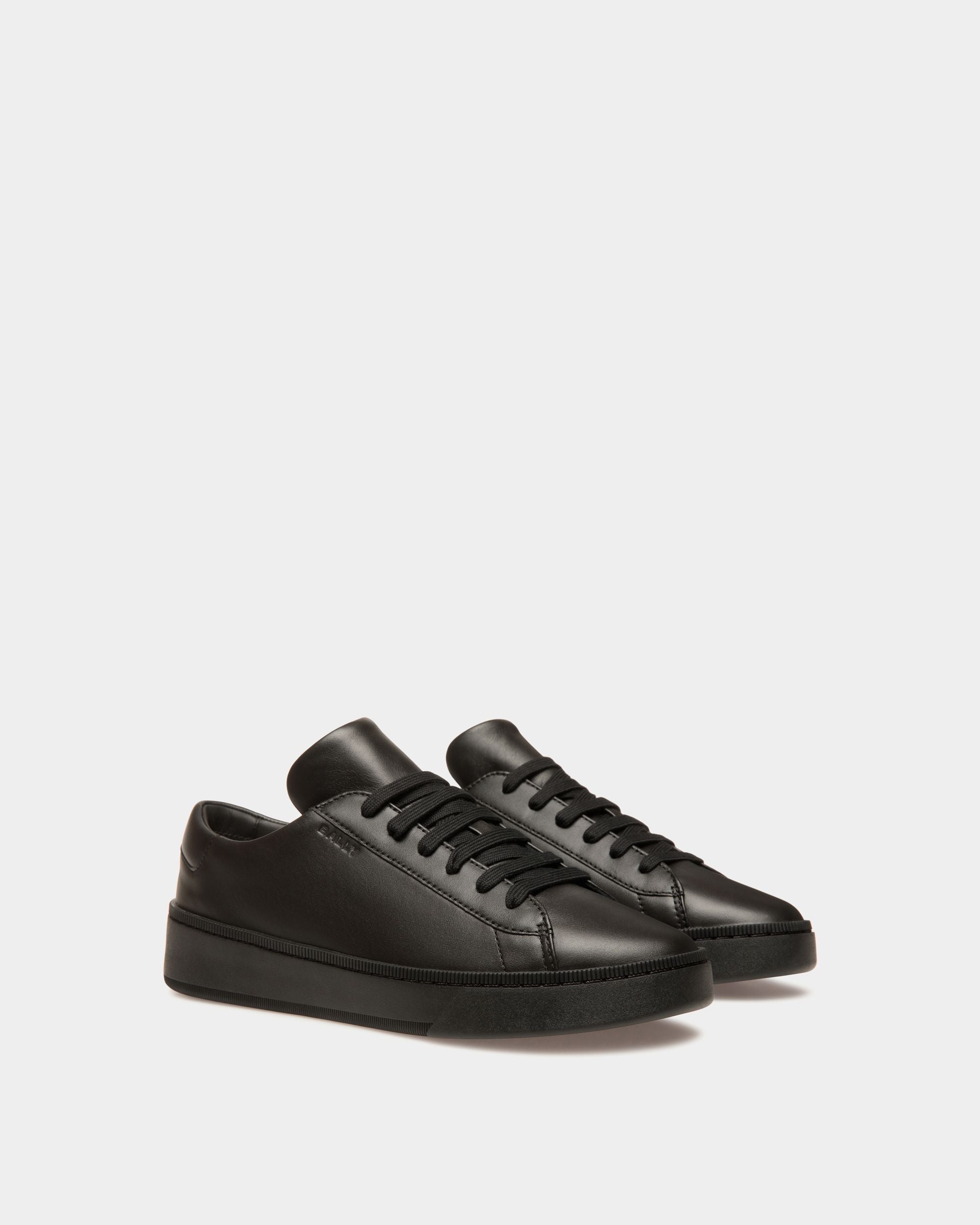 Raise Sneaker Aus Schwarzem Leder - Men's - Bally - 02
