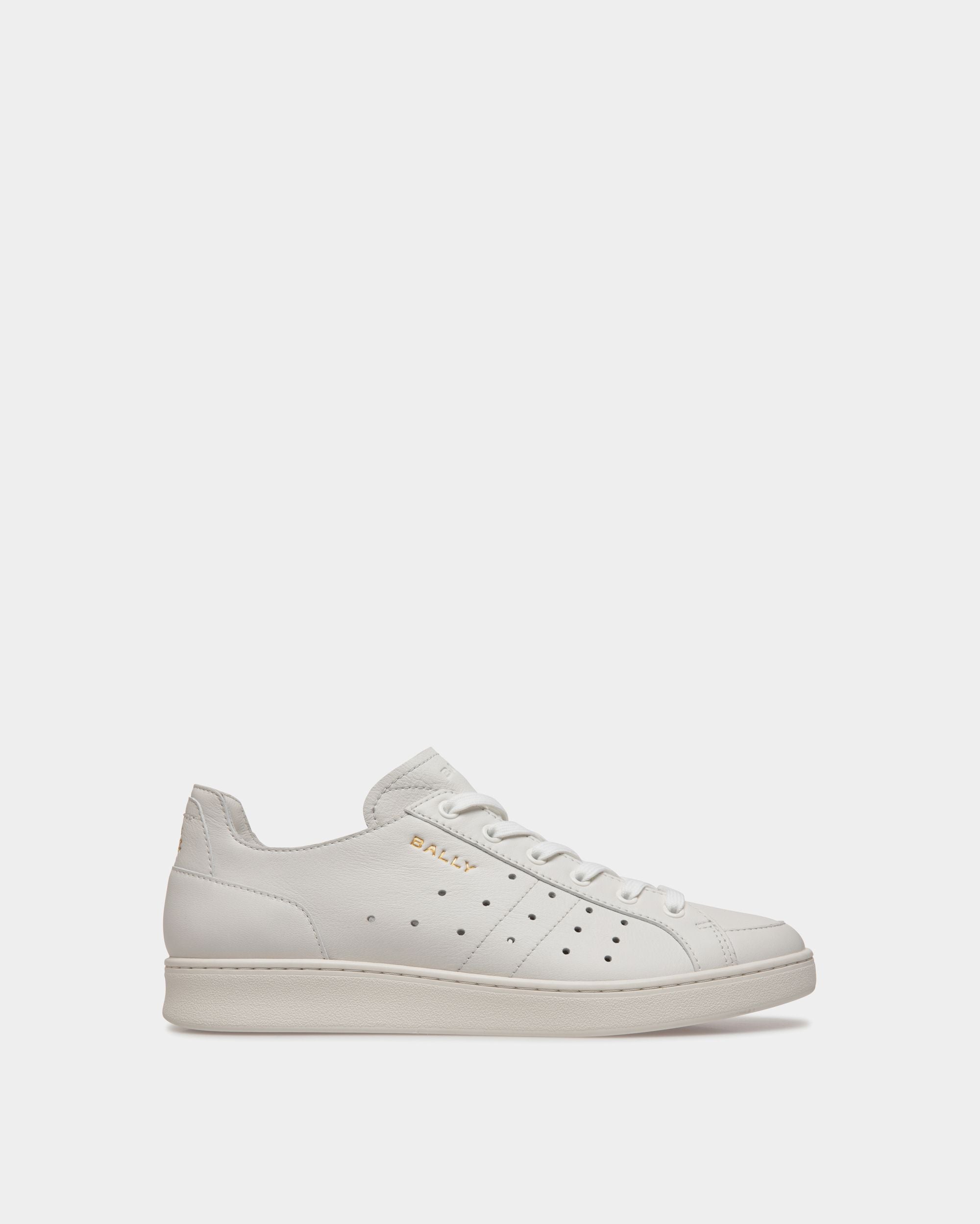 Sneakers Tennis Aus Leder In Weiß - Homme - Bally - 01
