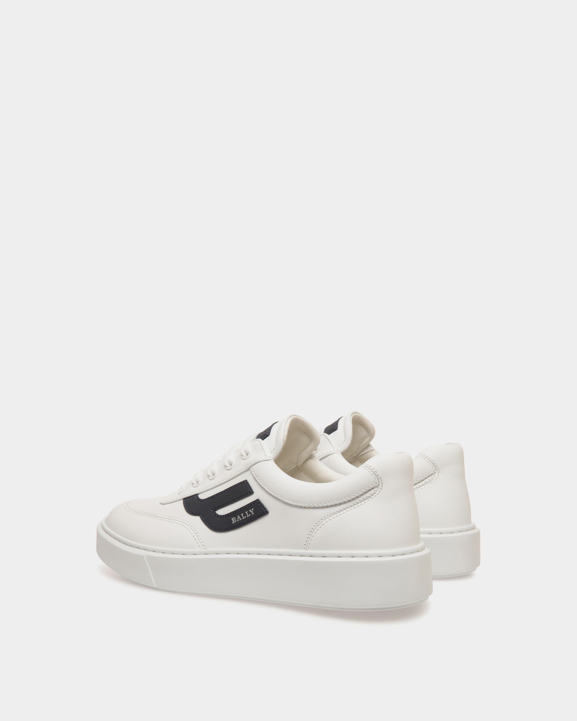 Sneaker In Grey  Leather - Homme - Bally - 03
