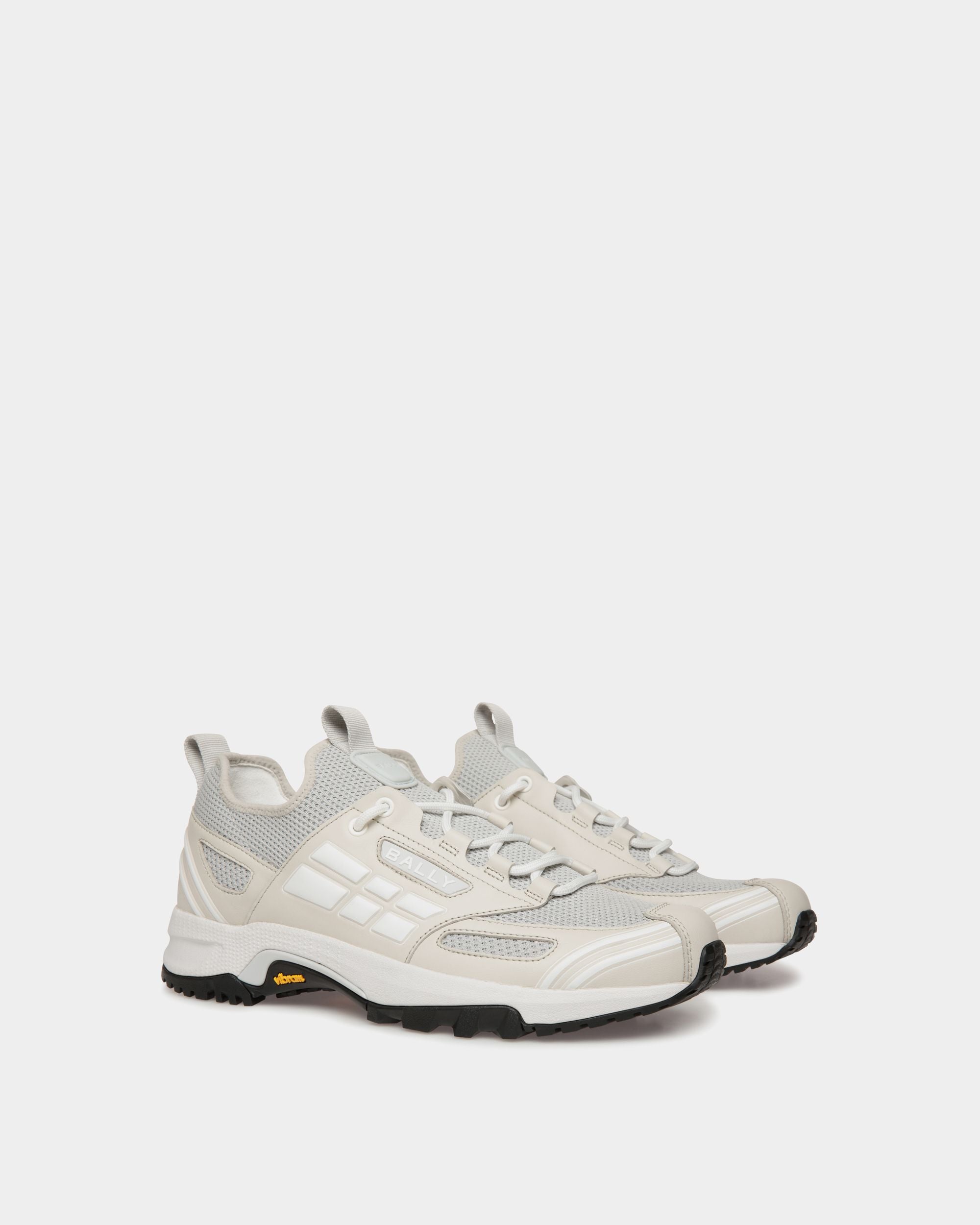 Faster Sneaker in Dusty White Knit - Men's - Bally - 03