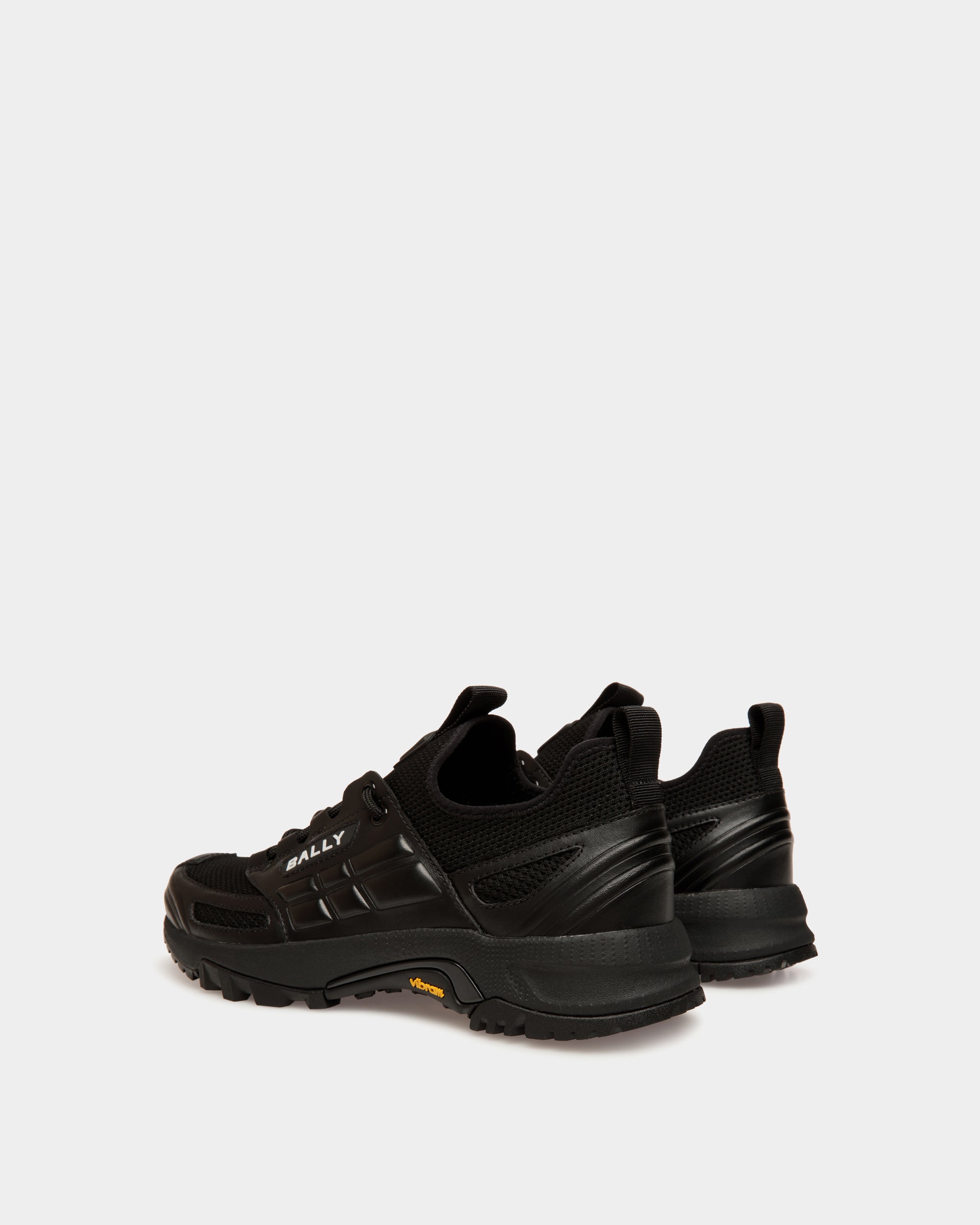 Sneaker Faster En Maille Noire - Homme - Bally - 03