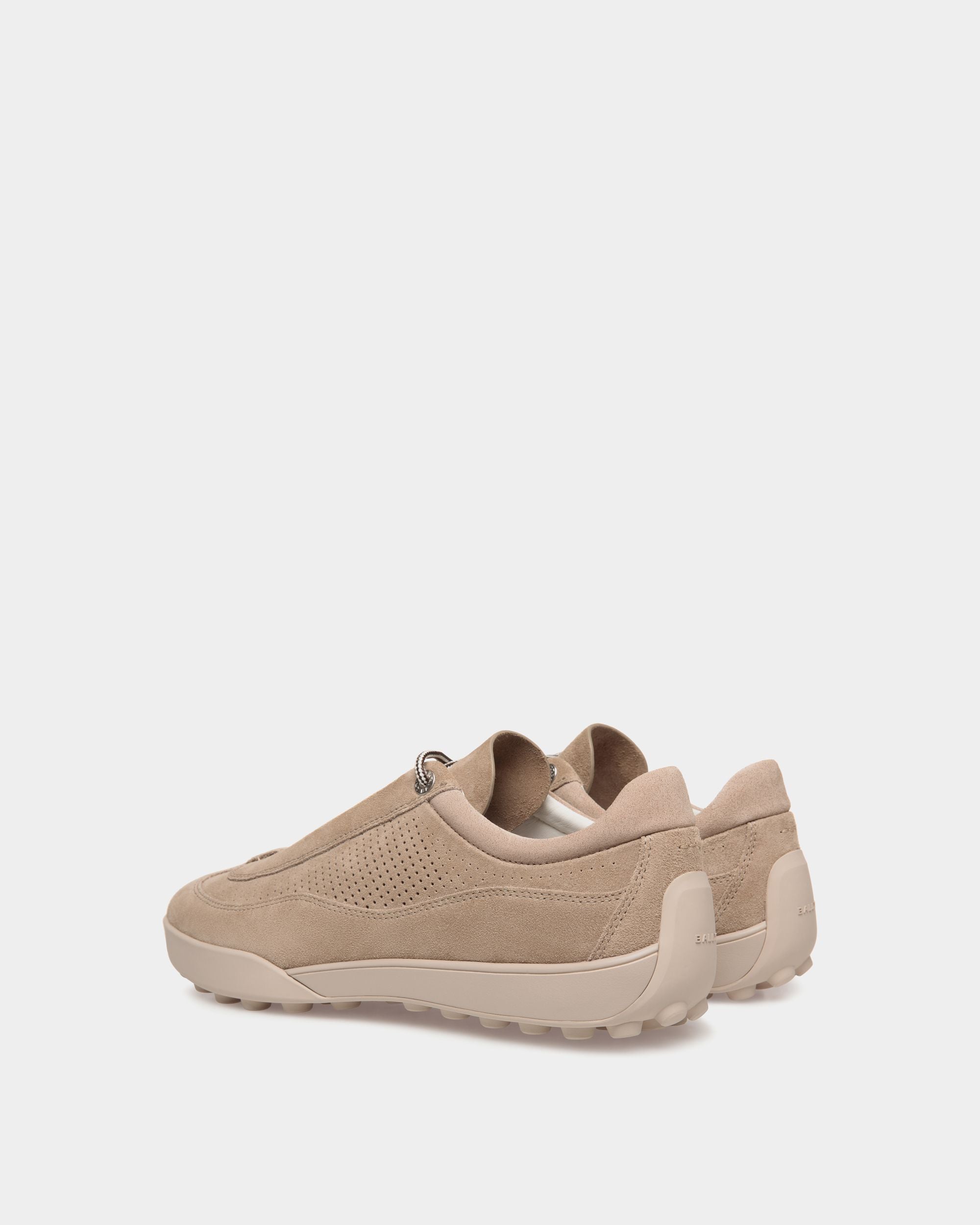 Manto Runner Sneaker Für Herren Aus Veloursleder In Light Beige - Men's - Bally - 03