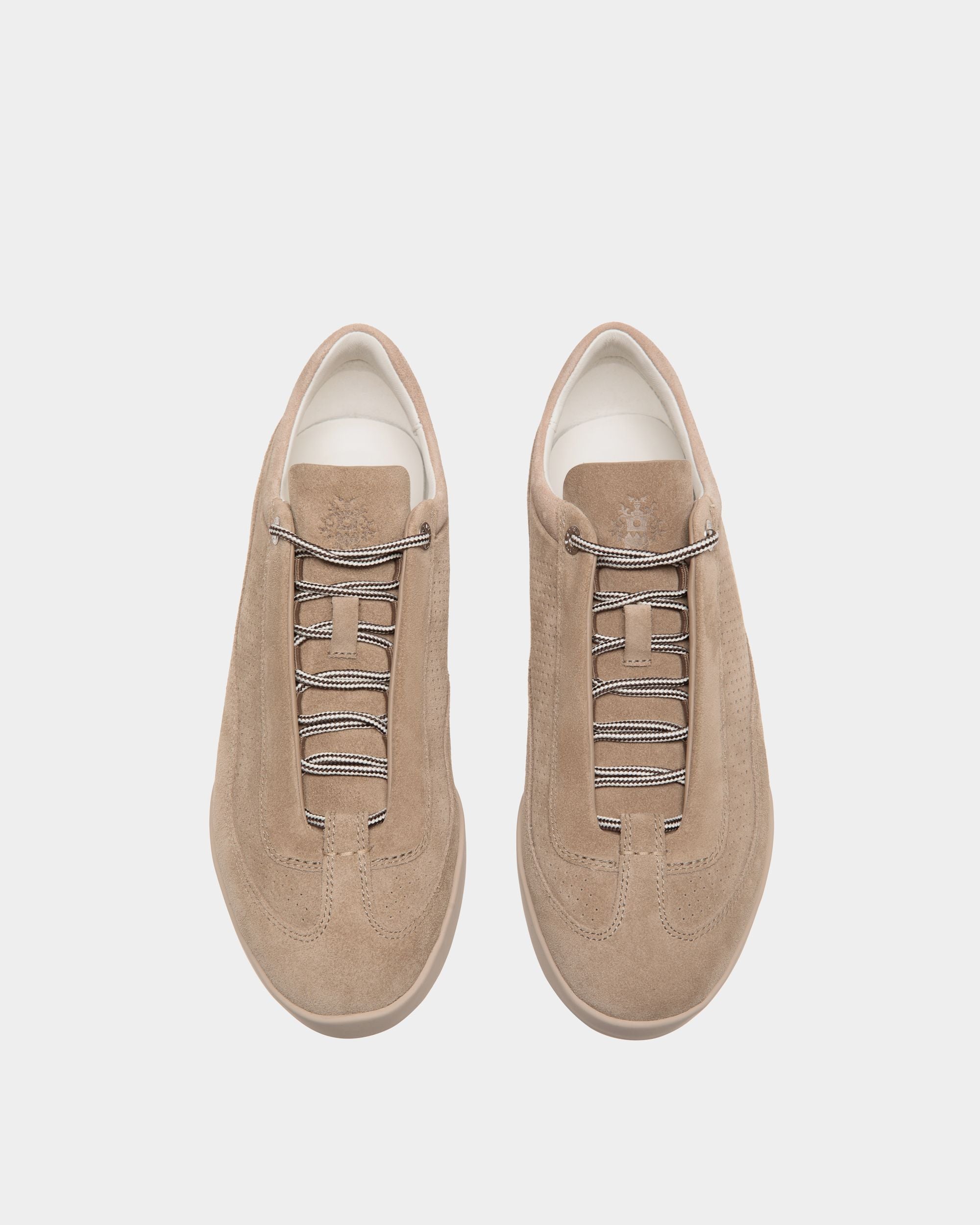 Manto Runner Sneaker Für Herren Aus Veloursleder In Light Beige - Herren - Bally - 04