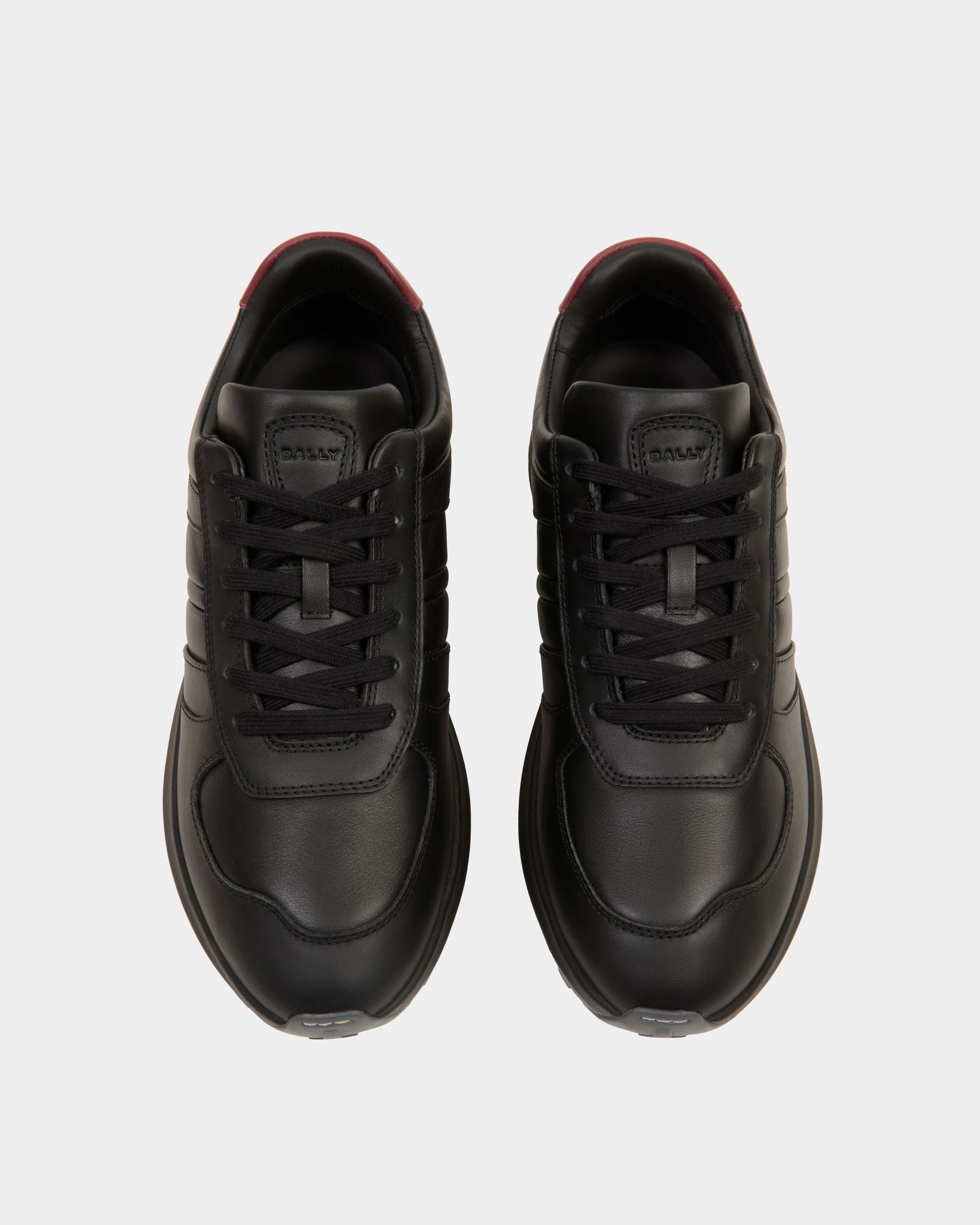 Outline Sneaker in Black and Sirah Leather - Men's - Bally - 05