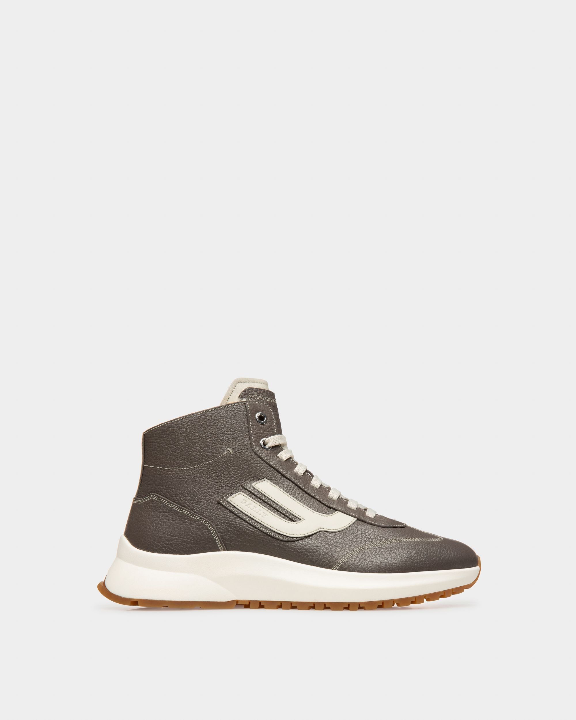Darrel Sneakers En Cuir Minéral Foncé - Homme - Bally - 01