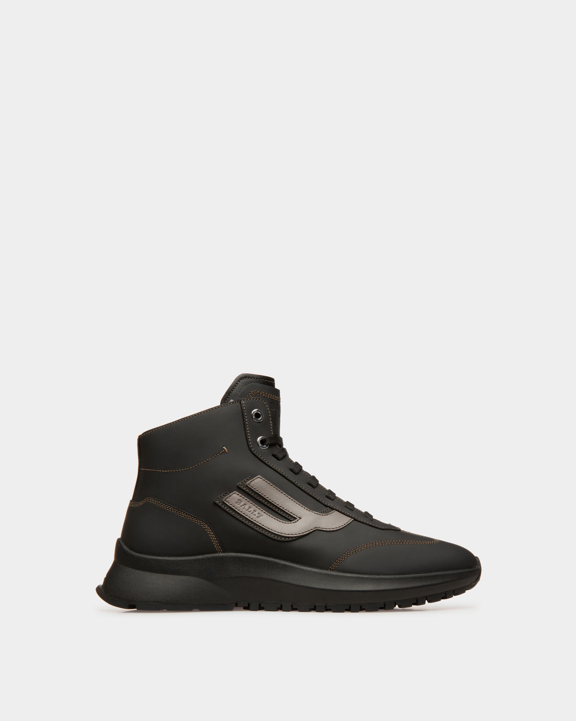 Darrel Sneaker In Pelle Nera - Uomo - Bally - 01