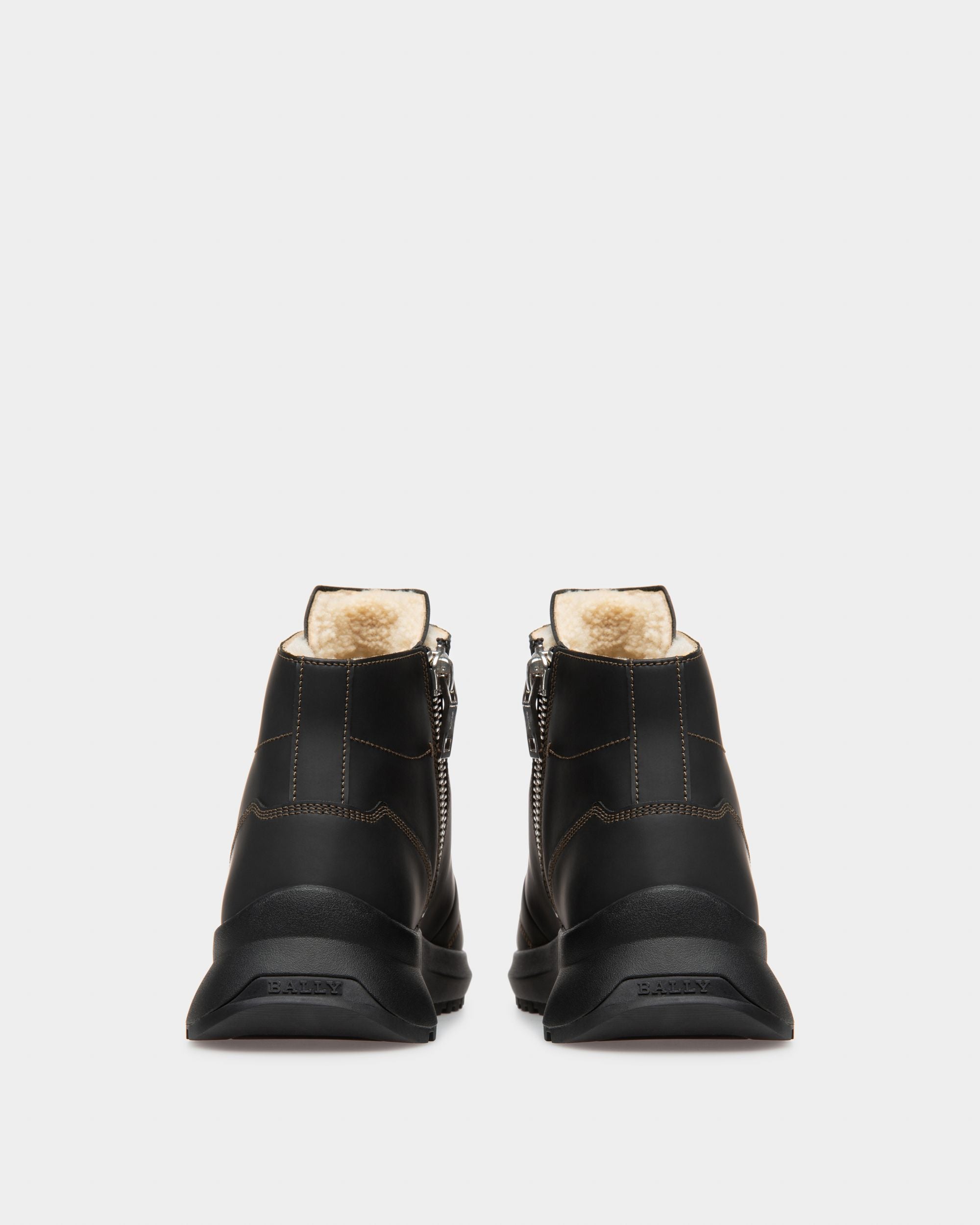 Darrel Sneaker In Pelle Nera - Uomo - Bally - 04