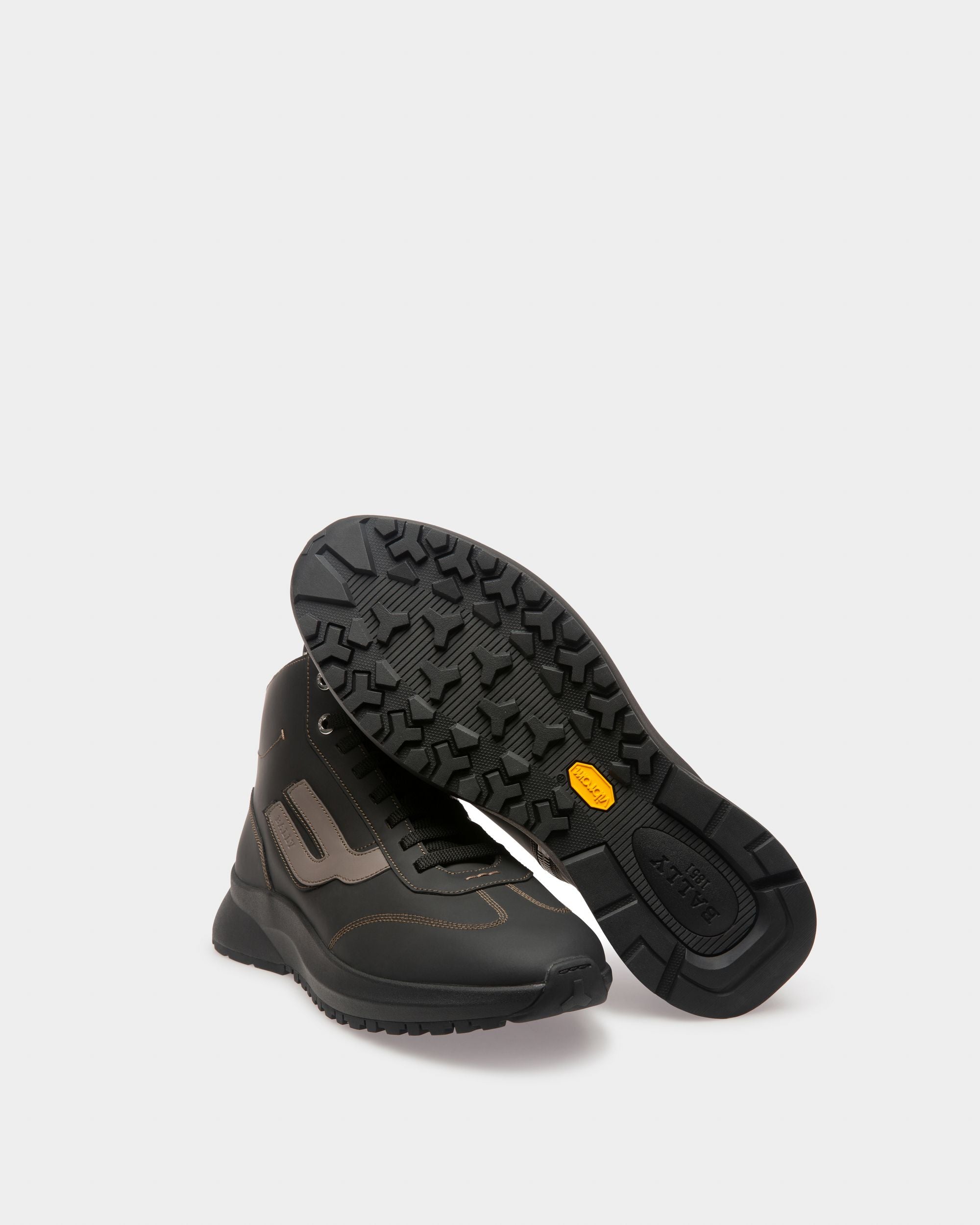 Darrel Sneaker In Pelle Nera - Uomo - Bally - 05