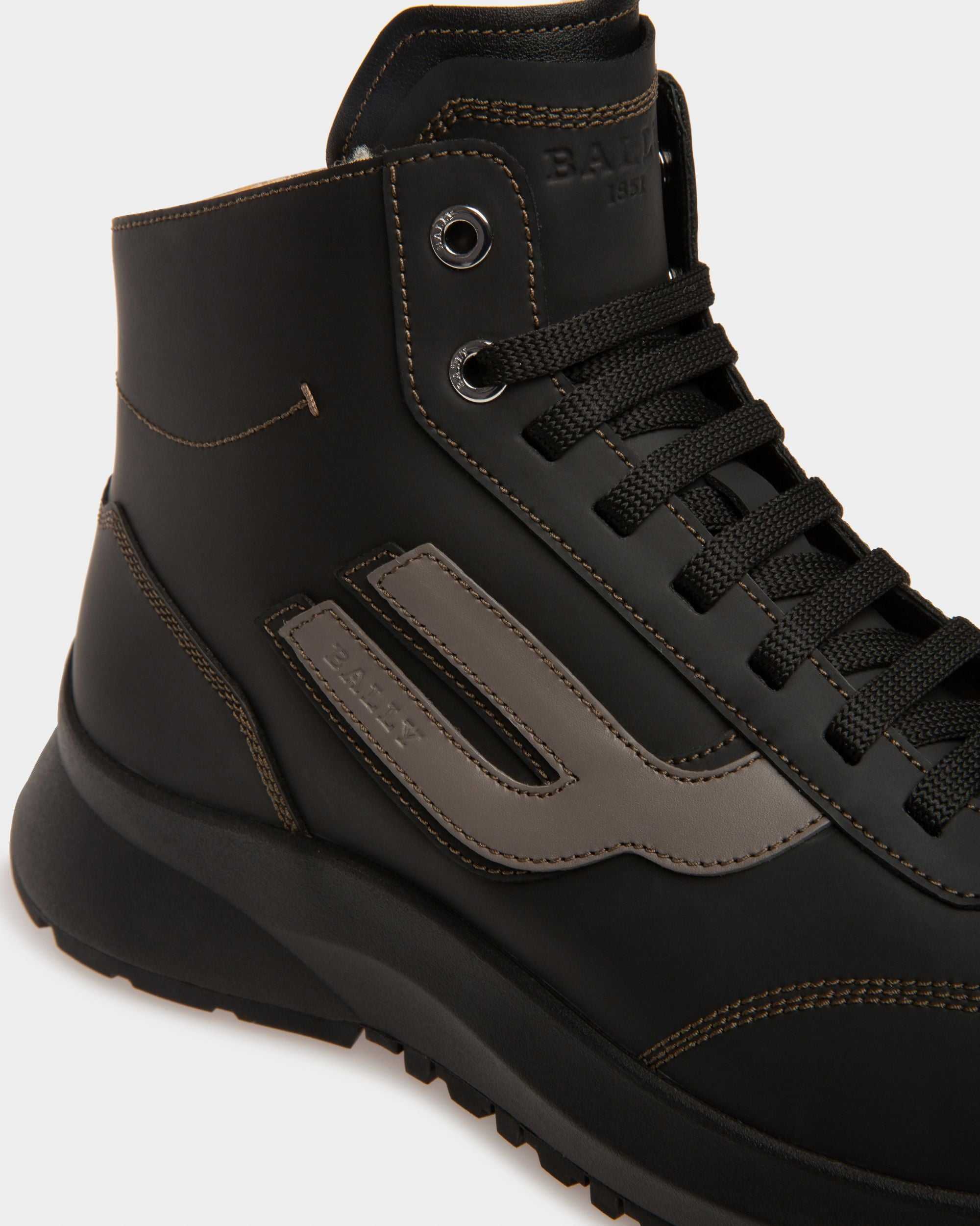 Darrel Sneaker In Pelle Nera - Uomo - Bally - 06
