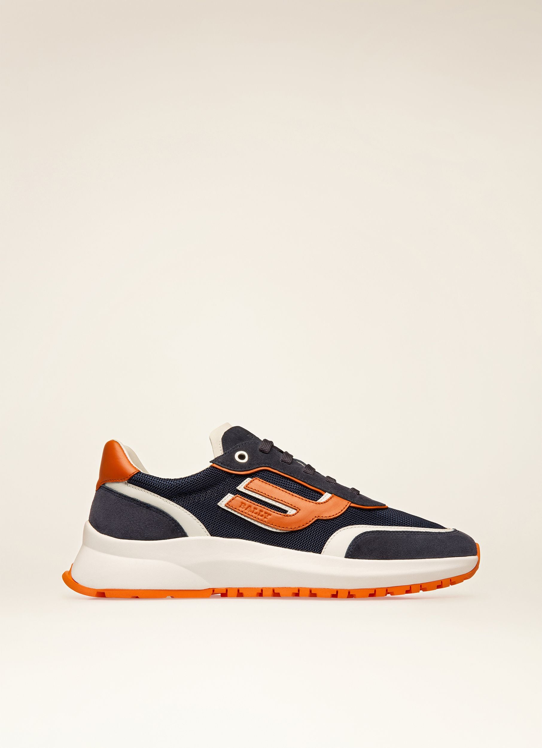 Demmy Sneaker Aus Marineblauem Und Weissem Netzstoff Und Leder - Herren - Bally - 01