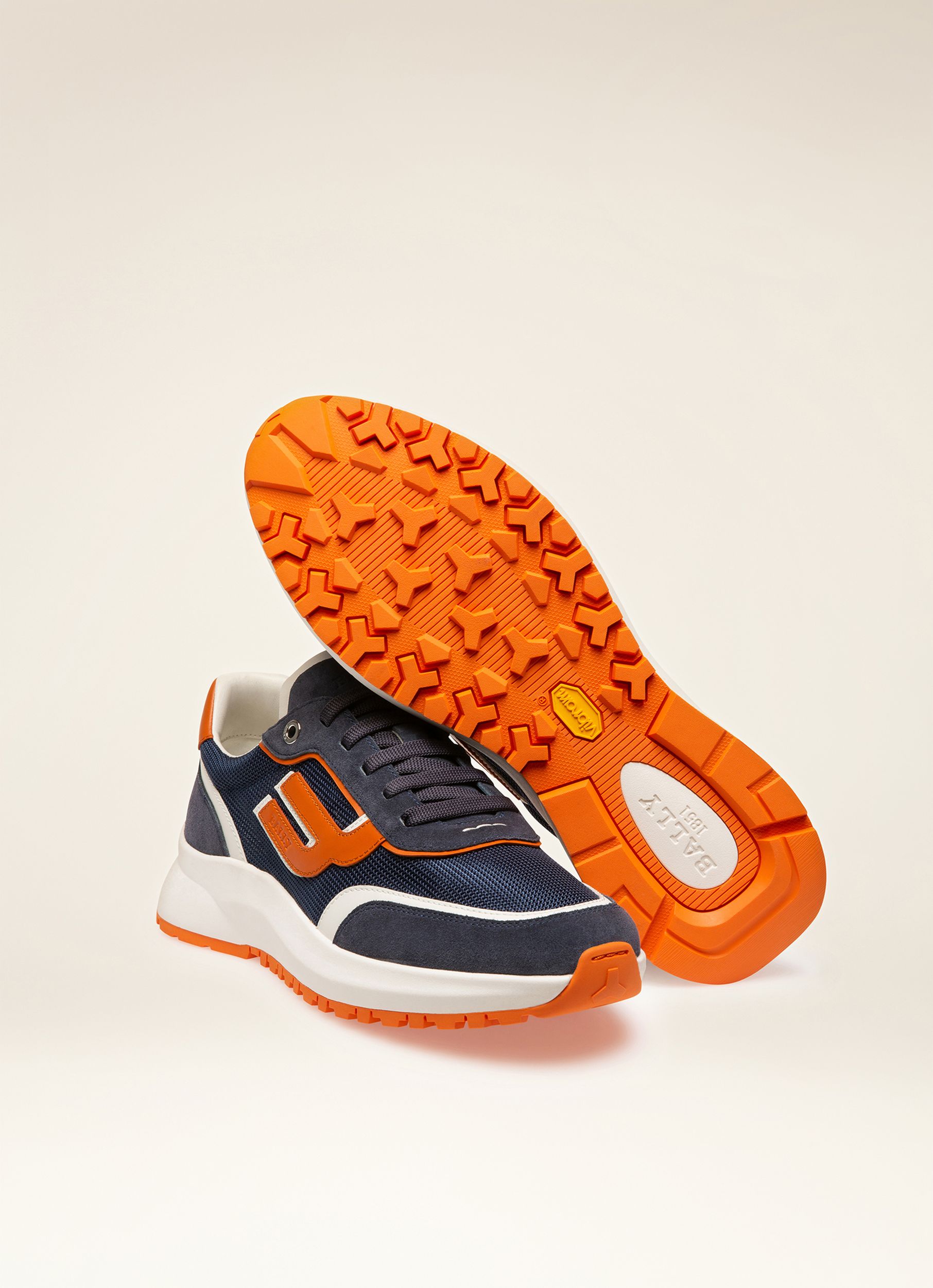 Demmy Sneaker Aus Marineblauem Und Weissem Netzstoff Und Leder - Herren - Bally - 07