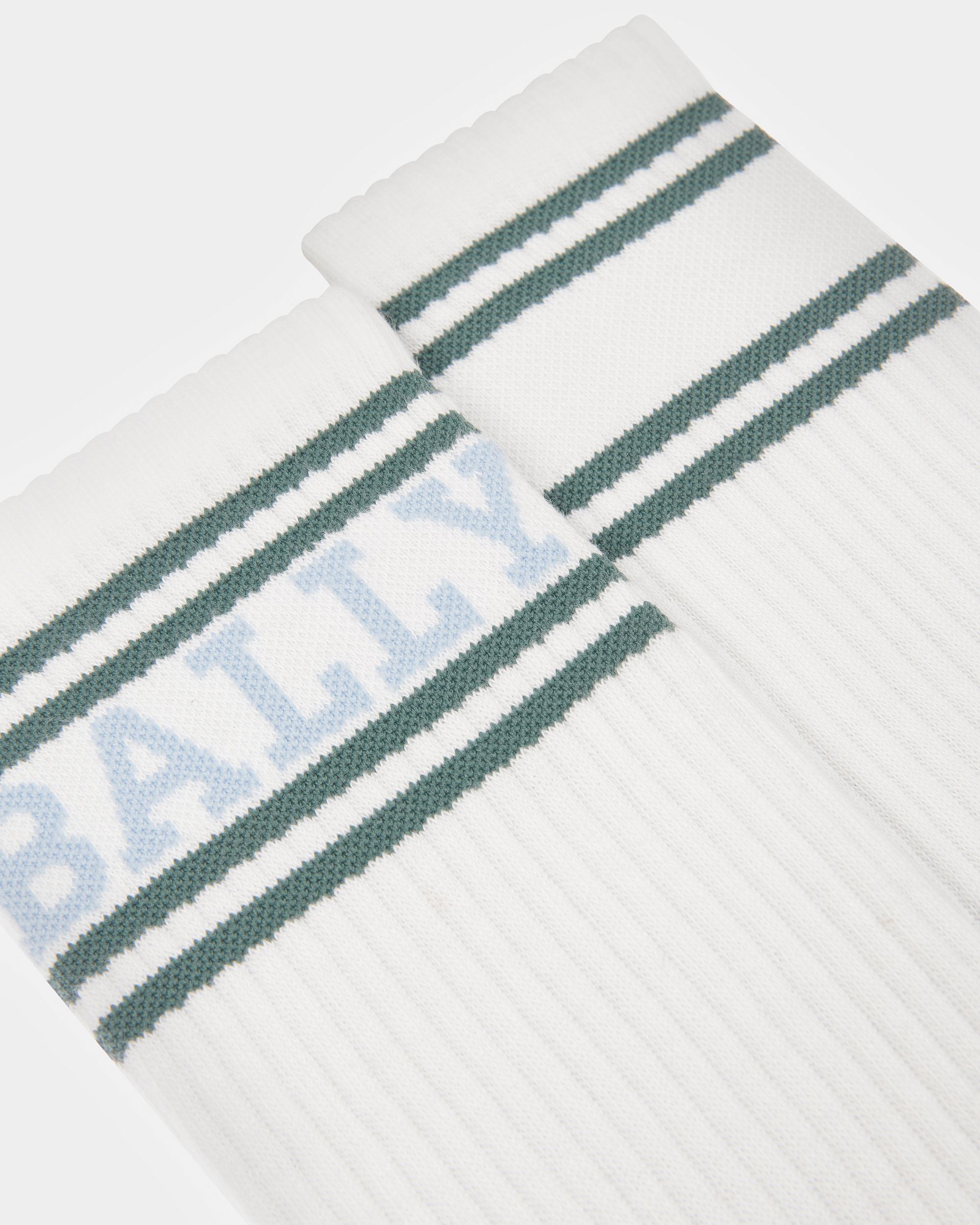 Chaussettes De Sport Avec Logo Et Rayures - Homme - Bally - 02