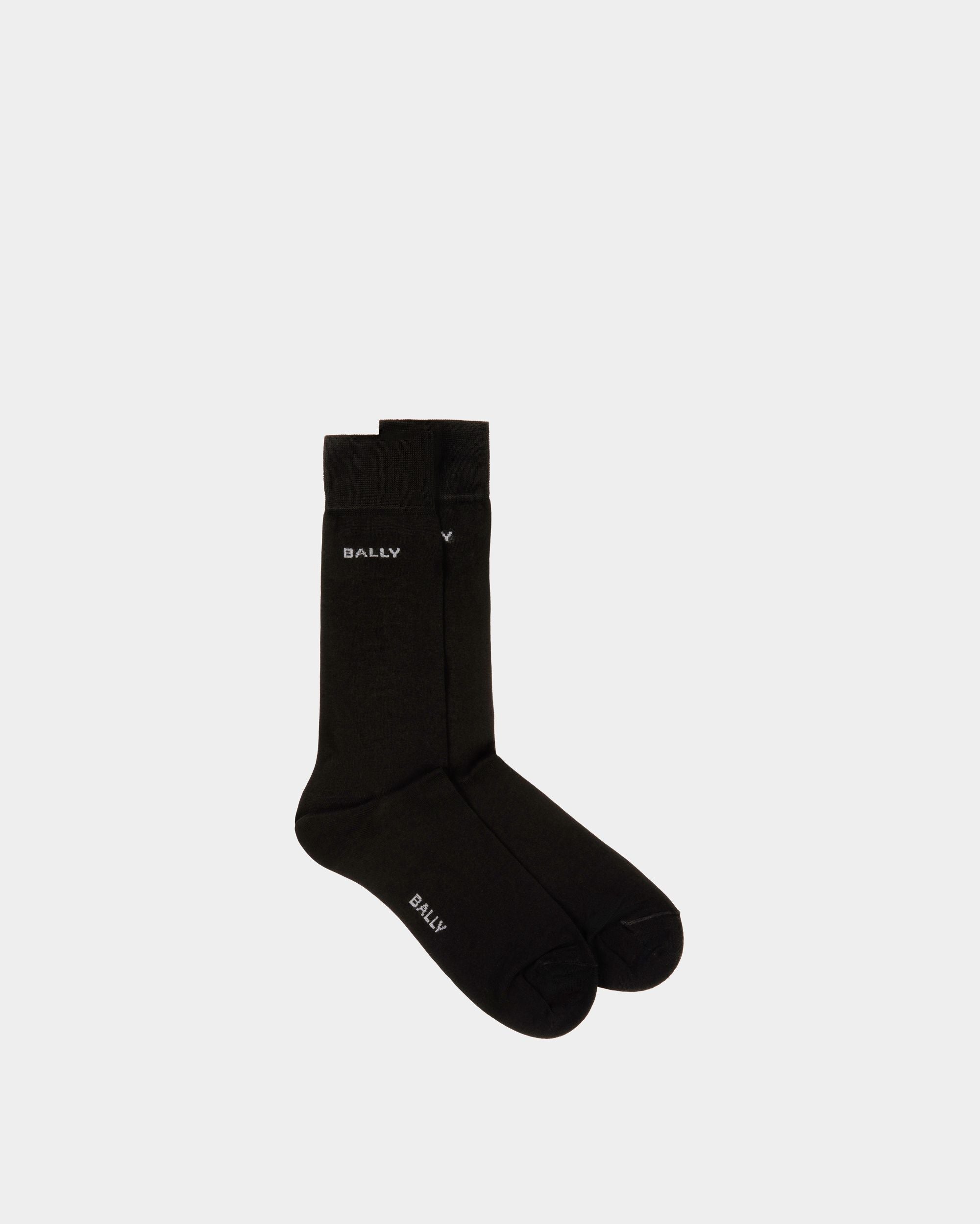 Socken Aus Baumwolle In Schwarz - Herren - Bally - 01