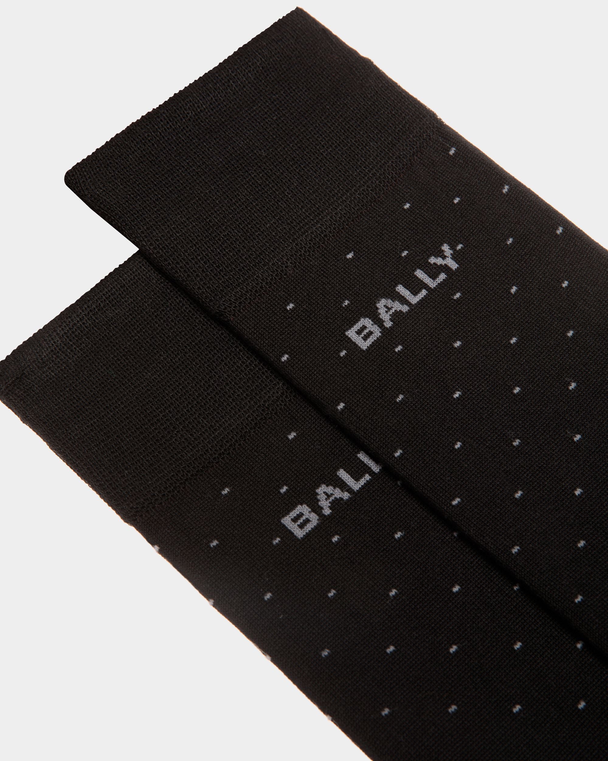 Socks in Black Cotton - Men's - Bally - 02