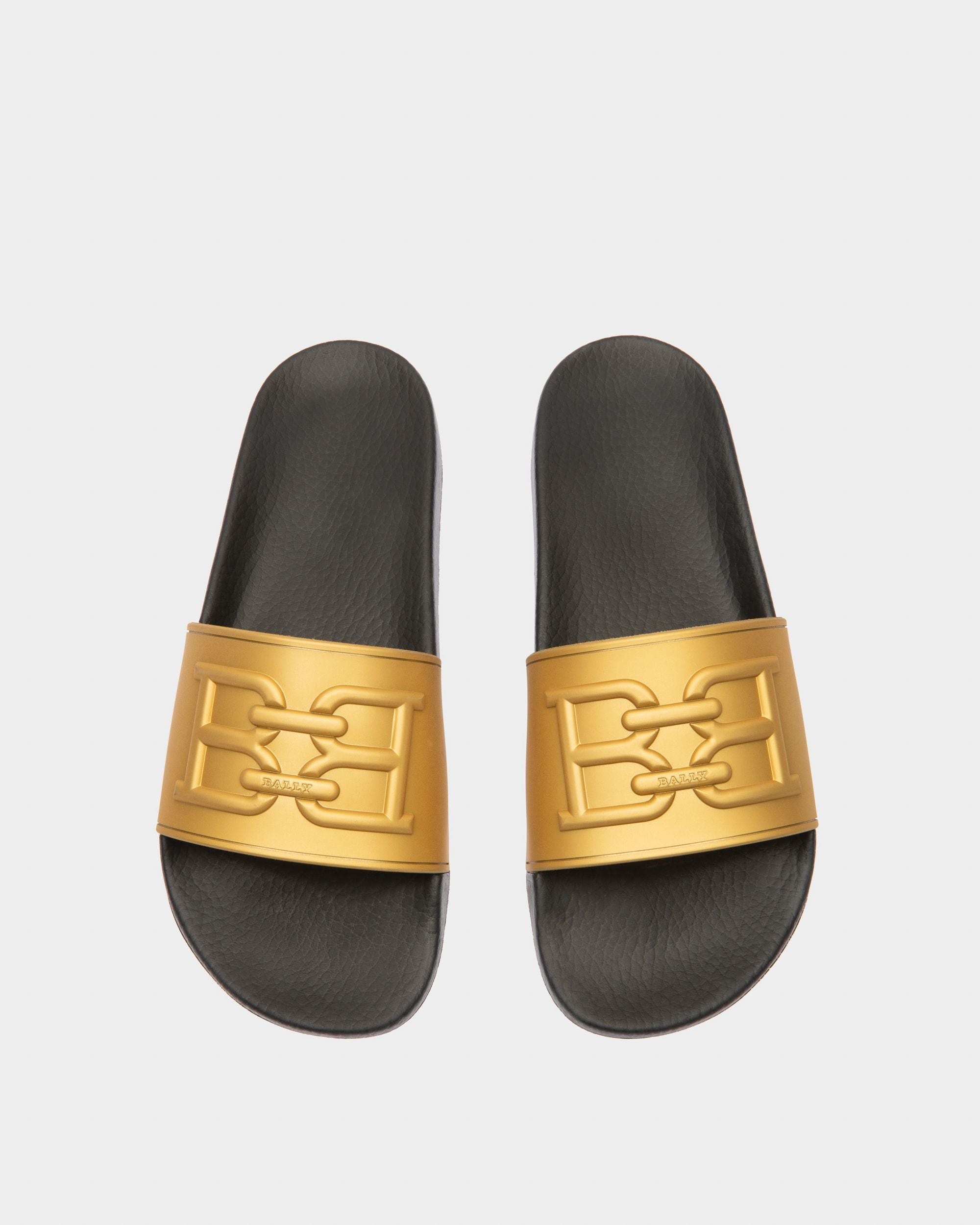 Scotty Sandales En Caoutchouc Or - Homme - Bally - 02