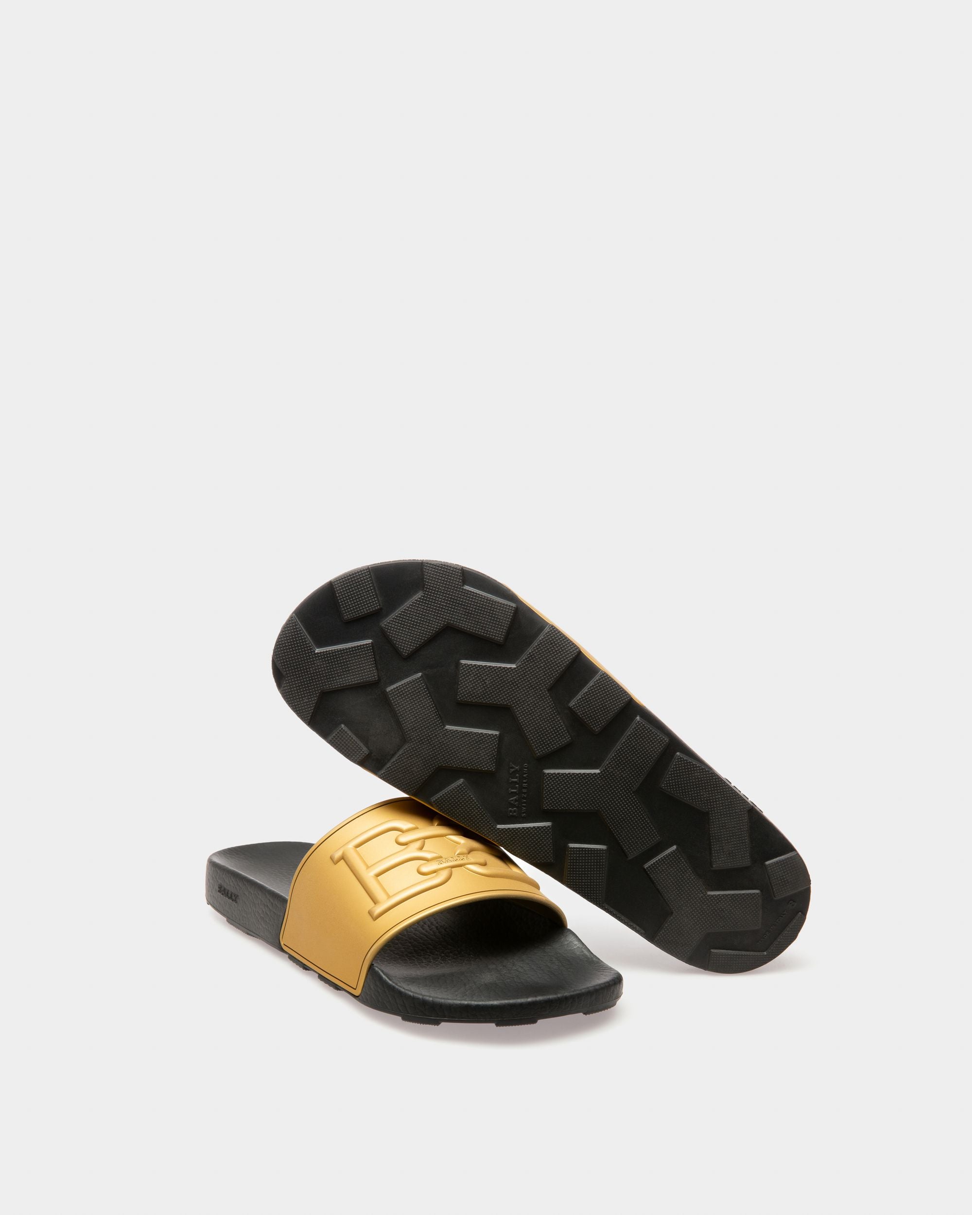 Scotty Sandales En Caoutchouc Or - Homme - Bally - 05