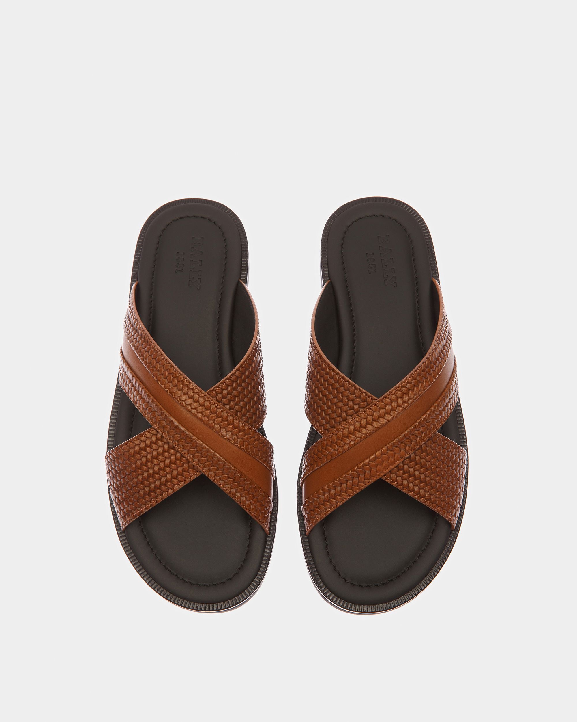 Jabil Sandales En Cuir Sauge - Homme - Bally - 02