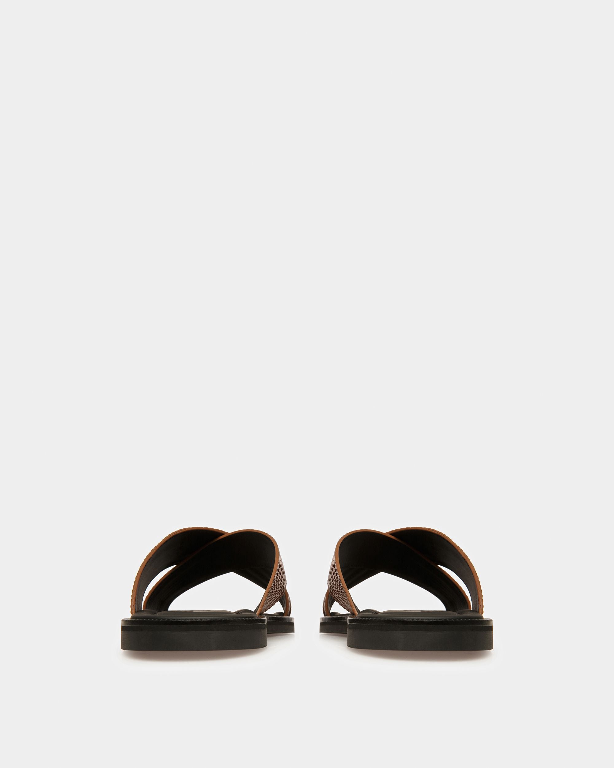 Jabil Sandales En Cuir Sauge - Homme - Bally - 04