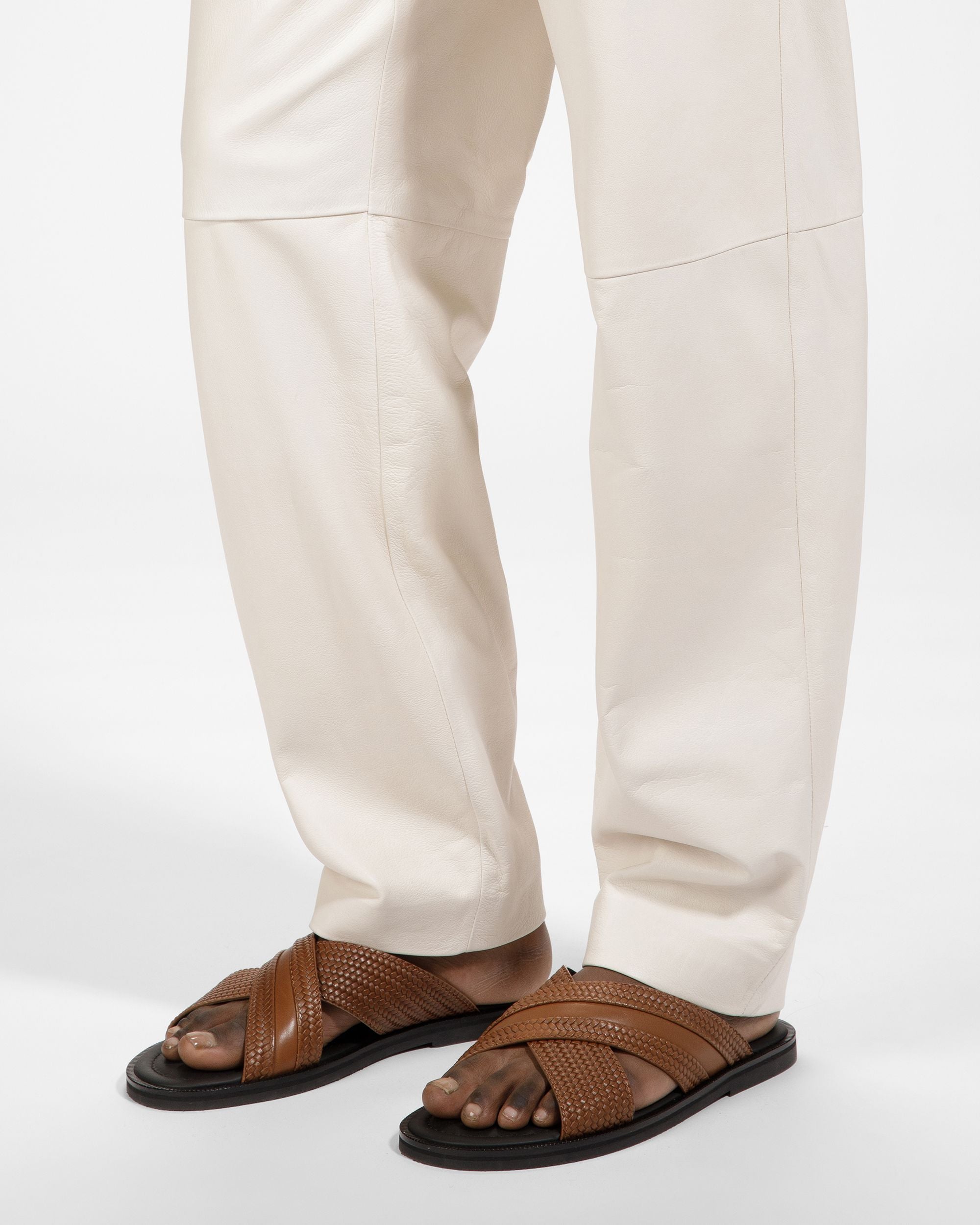 Jabil Sandales En Cuir Sauge - Homme - Bally - 07