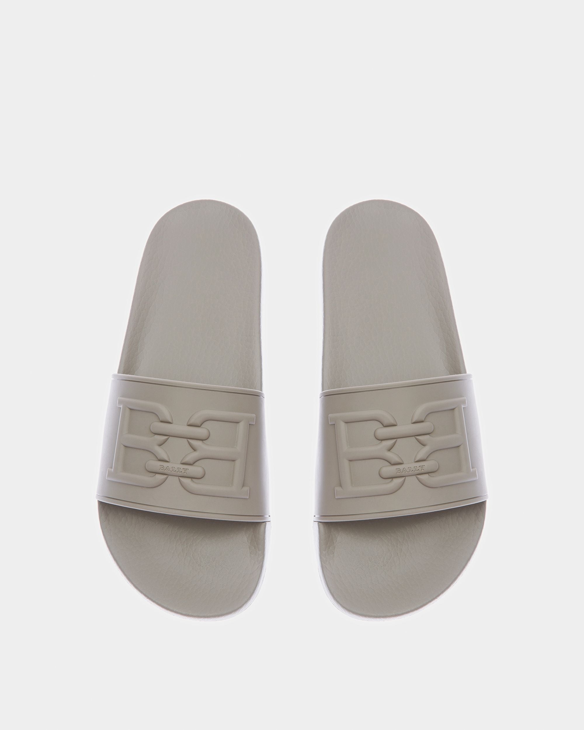 Scotty Sandales En Caoutchouc Gris Pierre - Homme - Bally - 02