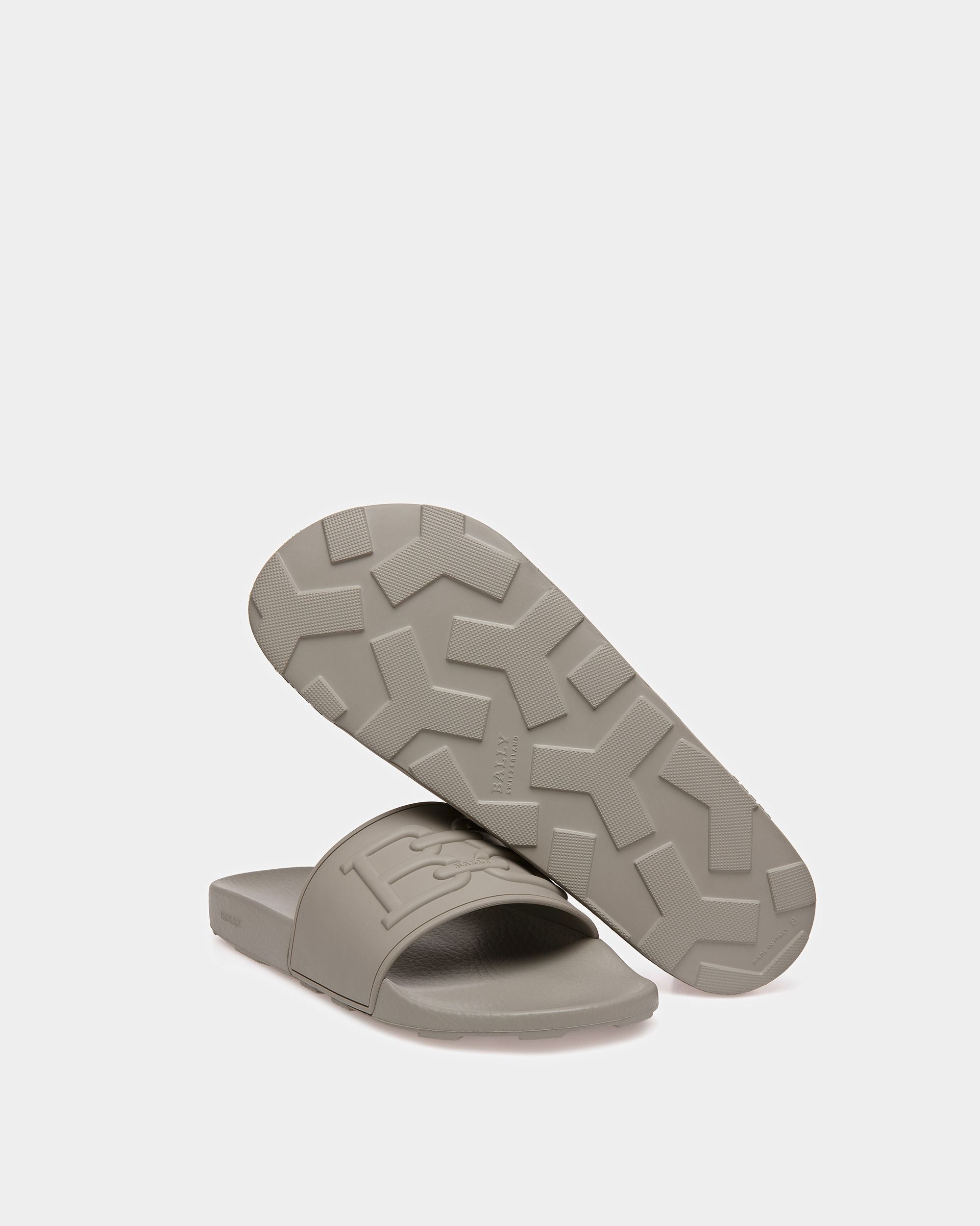 Scotty Sandales En Caoutchouc Gris Pierre - Homme - Bally - 05