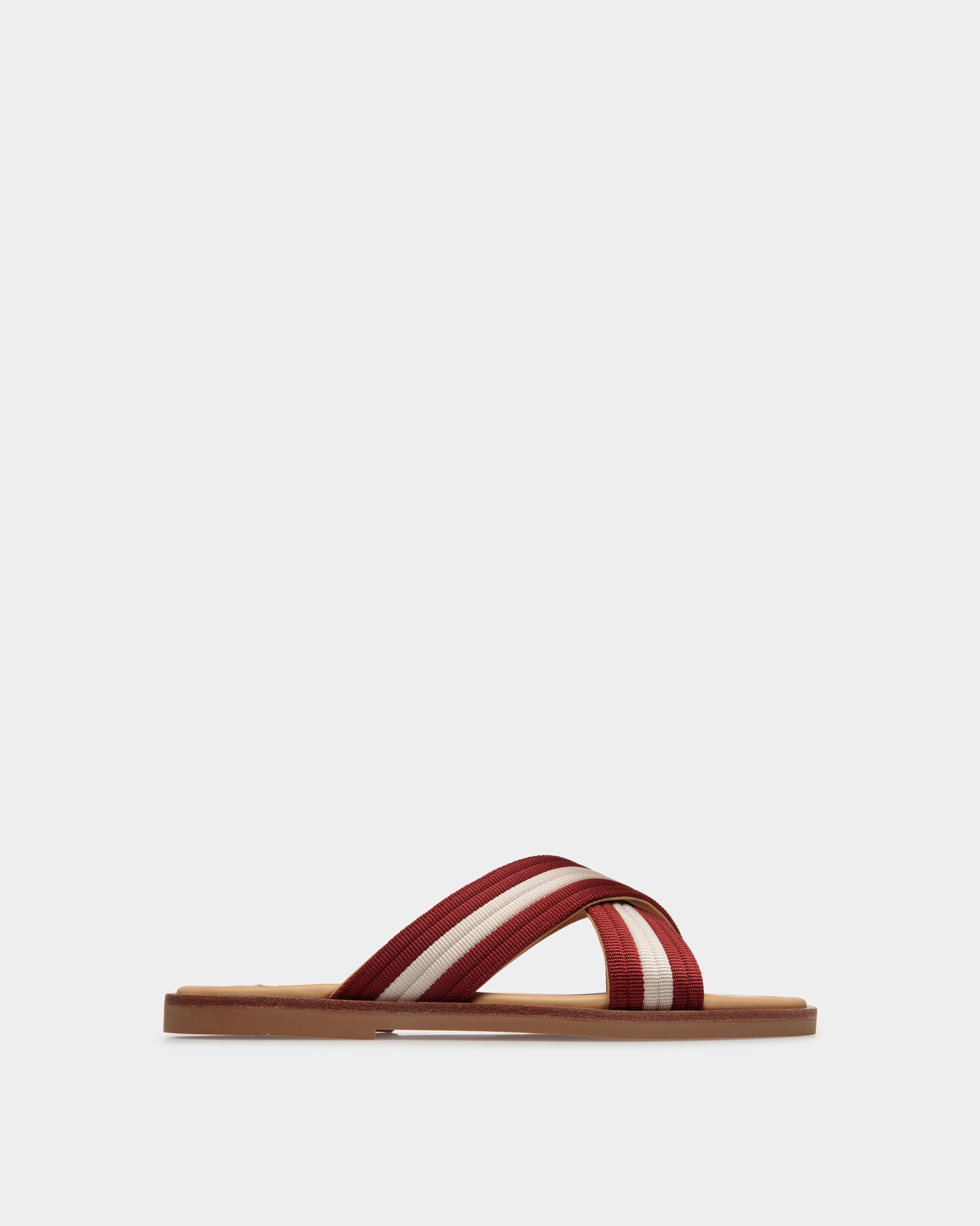 Glide Sandal in Red and White Nylon - Herren - Bally - 01