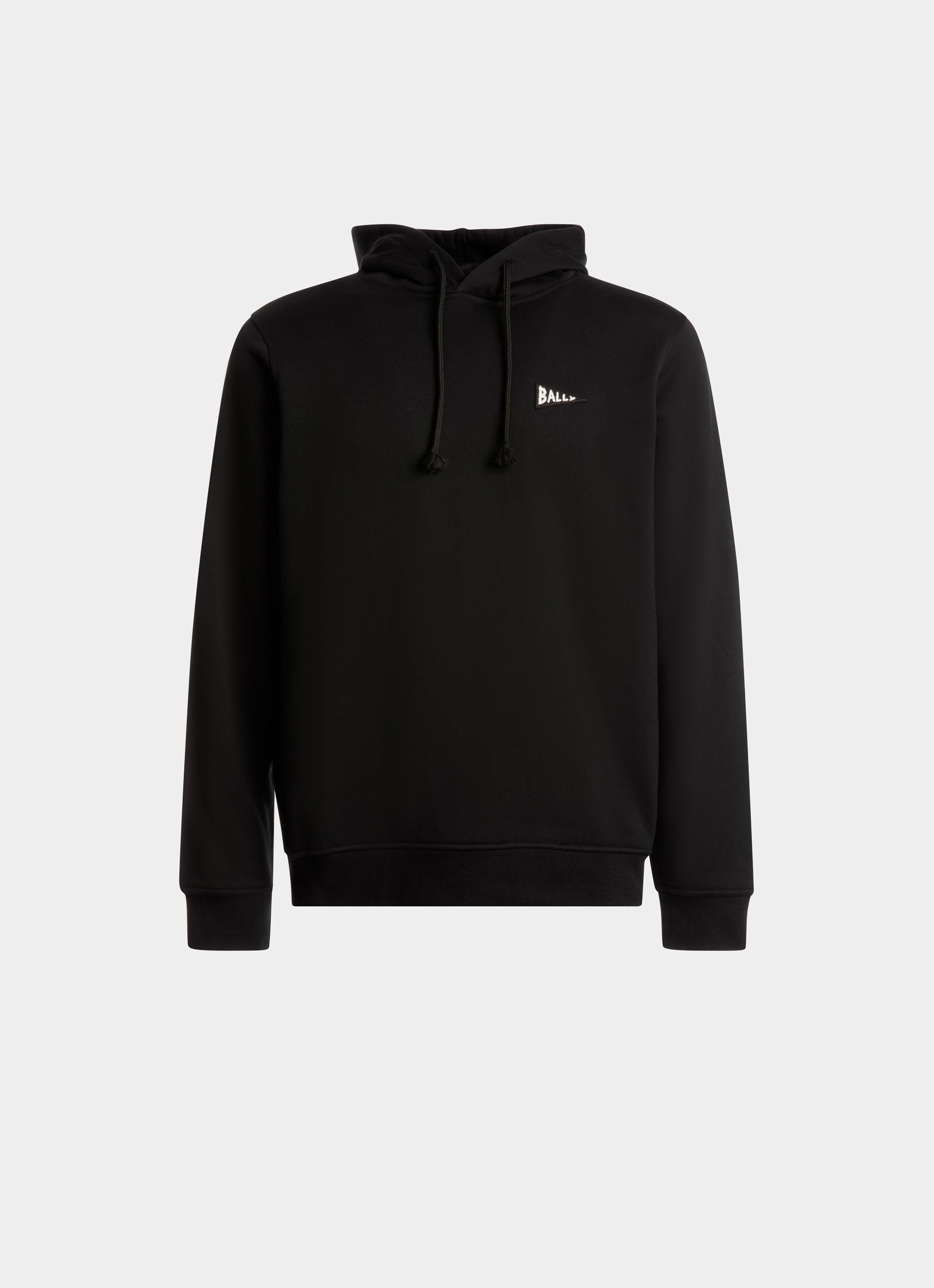 Sweat-Shirt En Coton Stretch Noir - Homme - Bally - 01